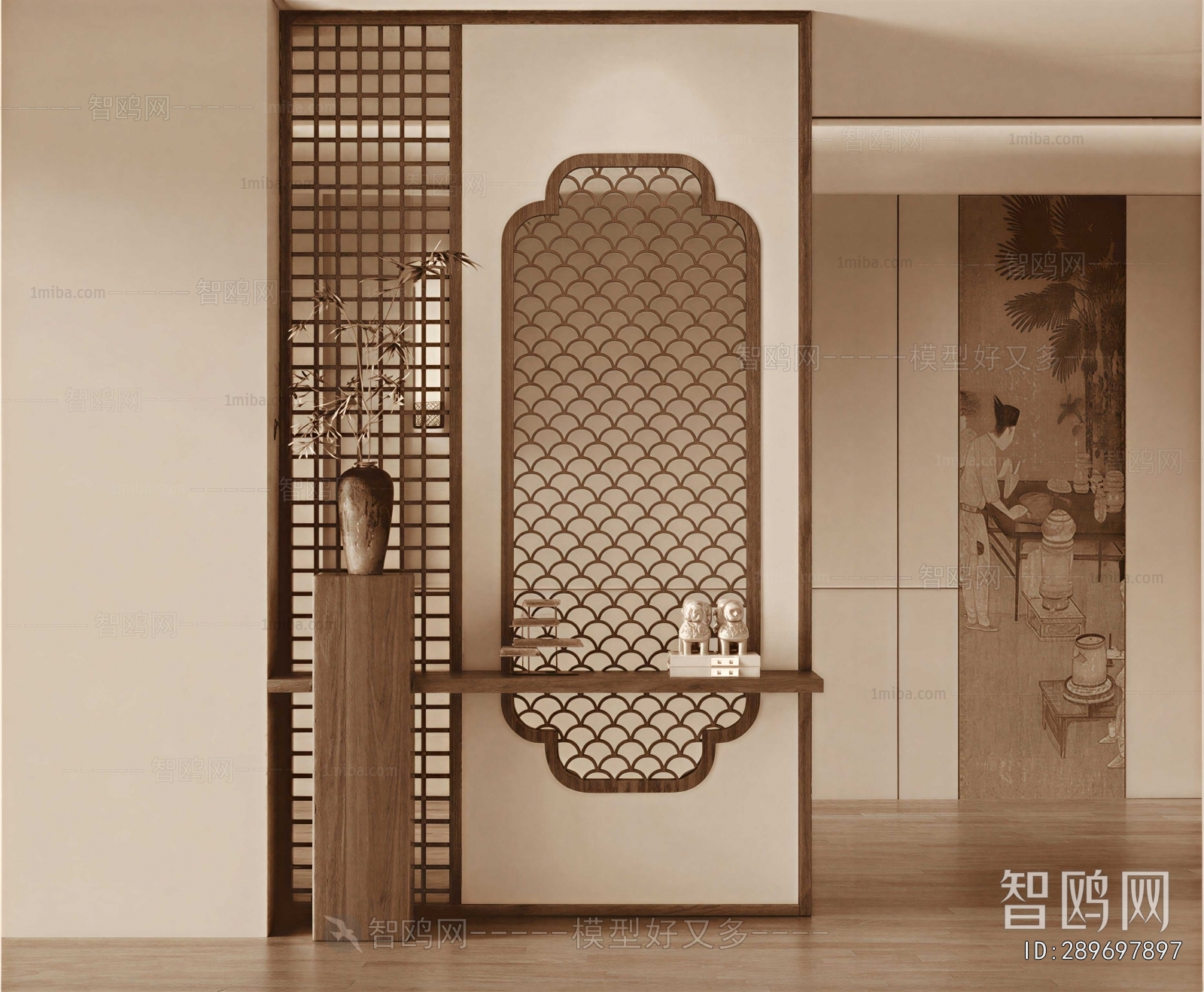 New Chinese Style Hallway