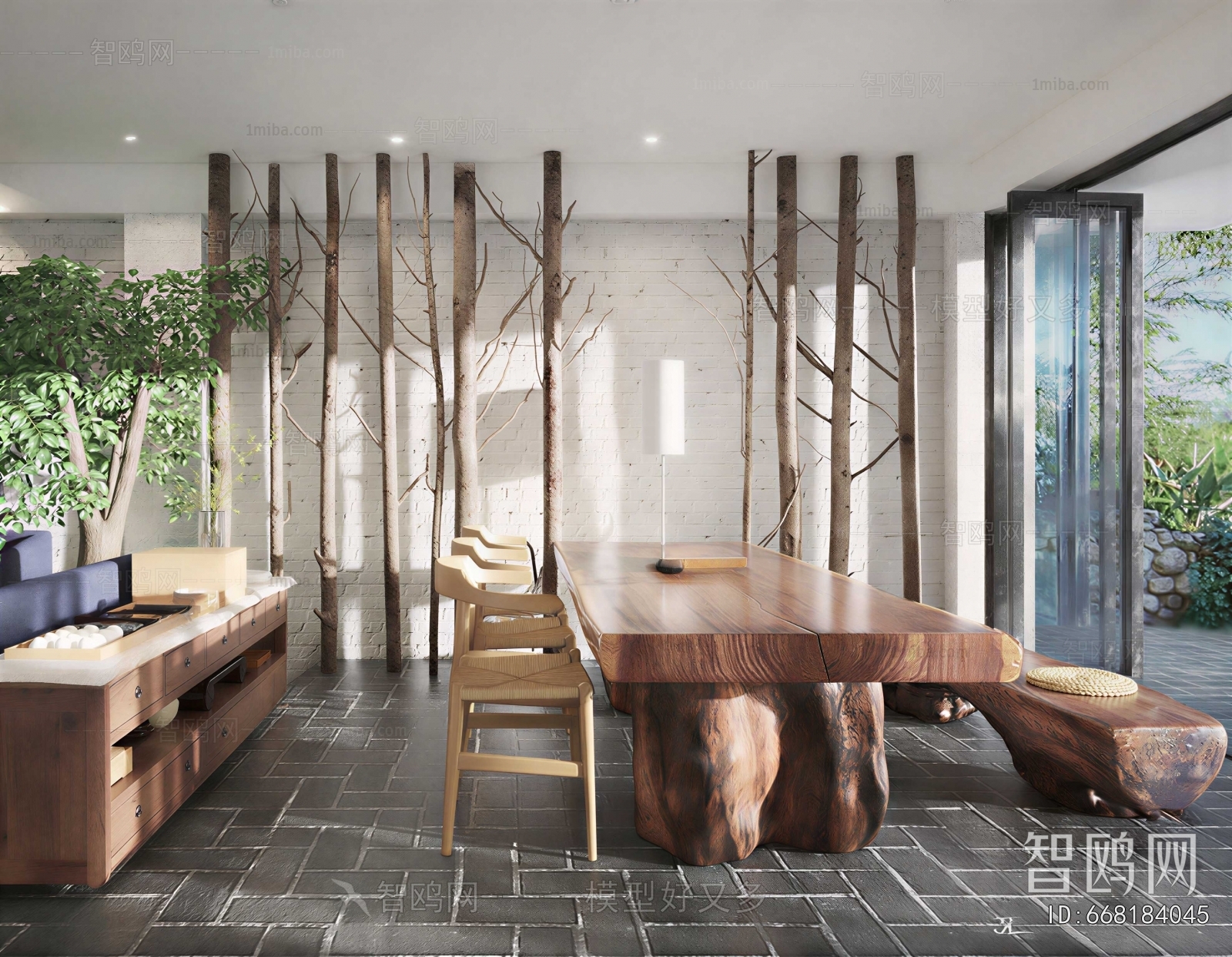 Wabi-sabi Style Tea House