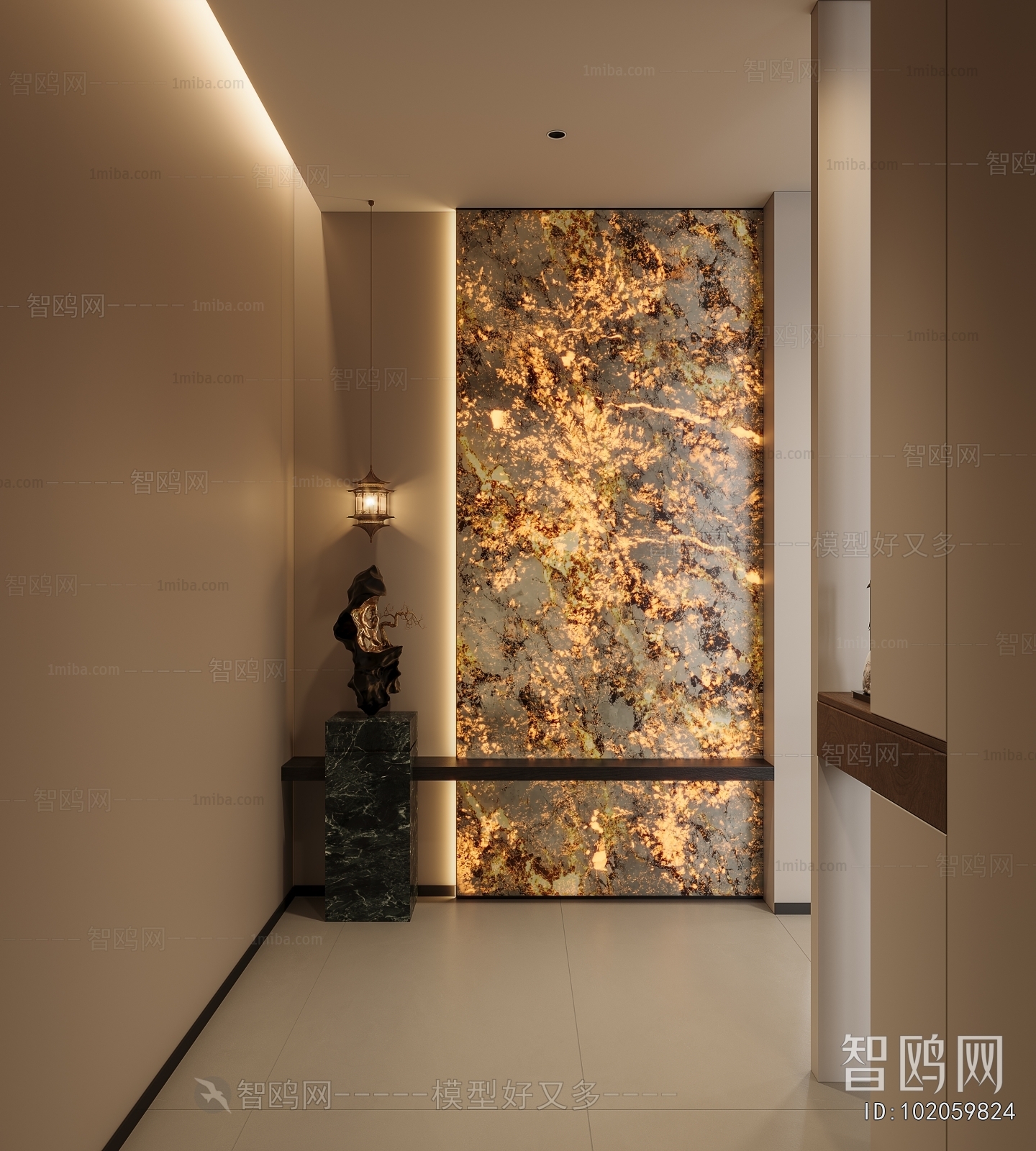 New Chinese Style Hallway