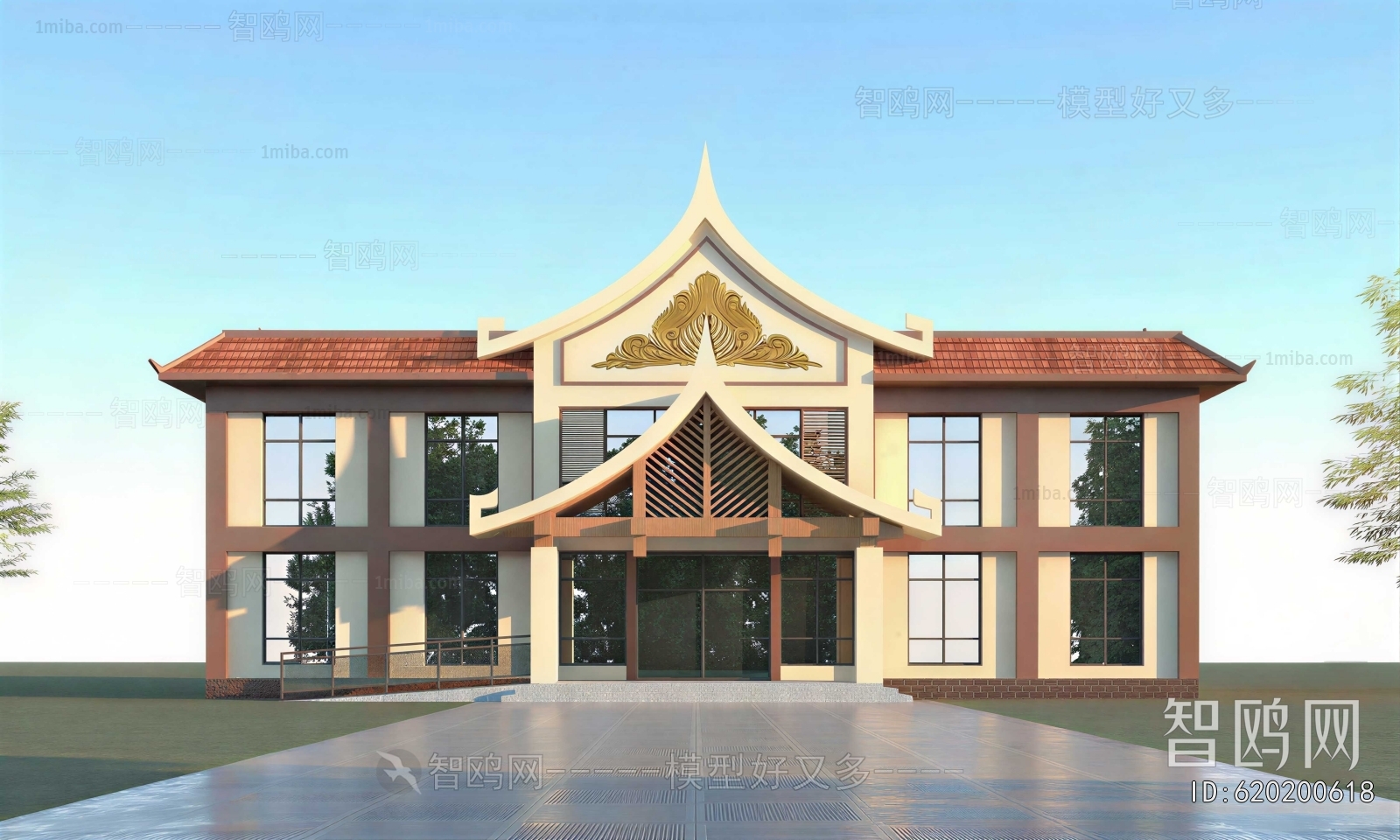 New Chinese Style Facade Element
