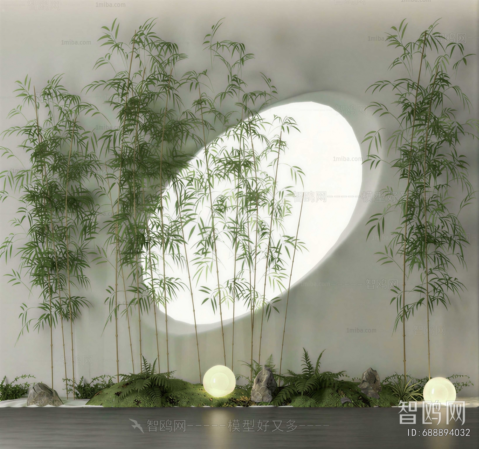 New Chinese Style Plant Landscaping