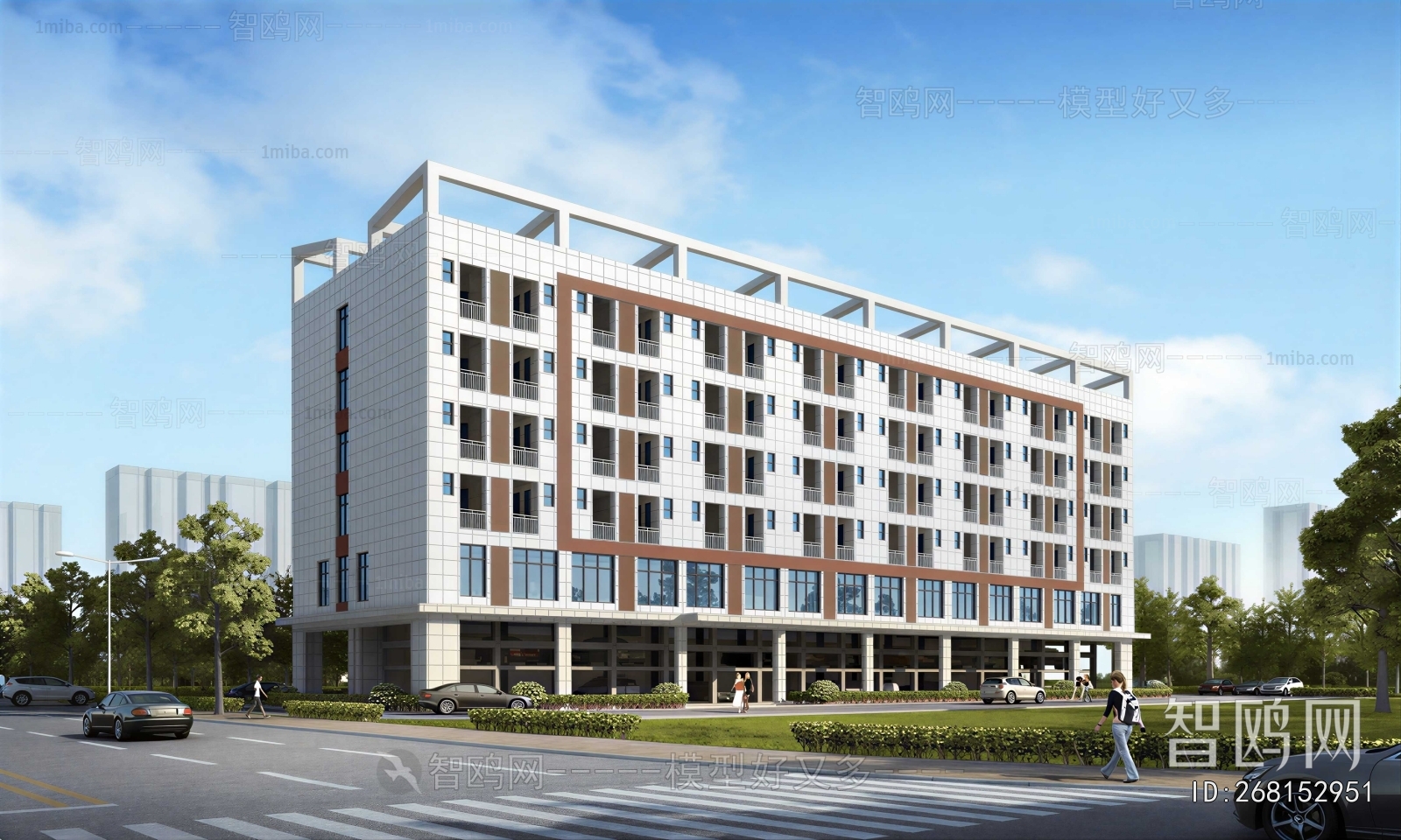 Modern Appearance Of Commercial Building
