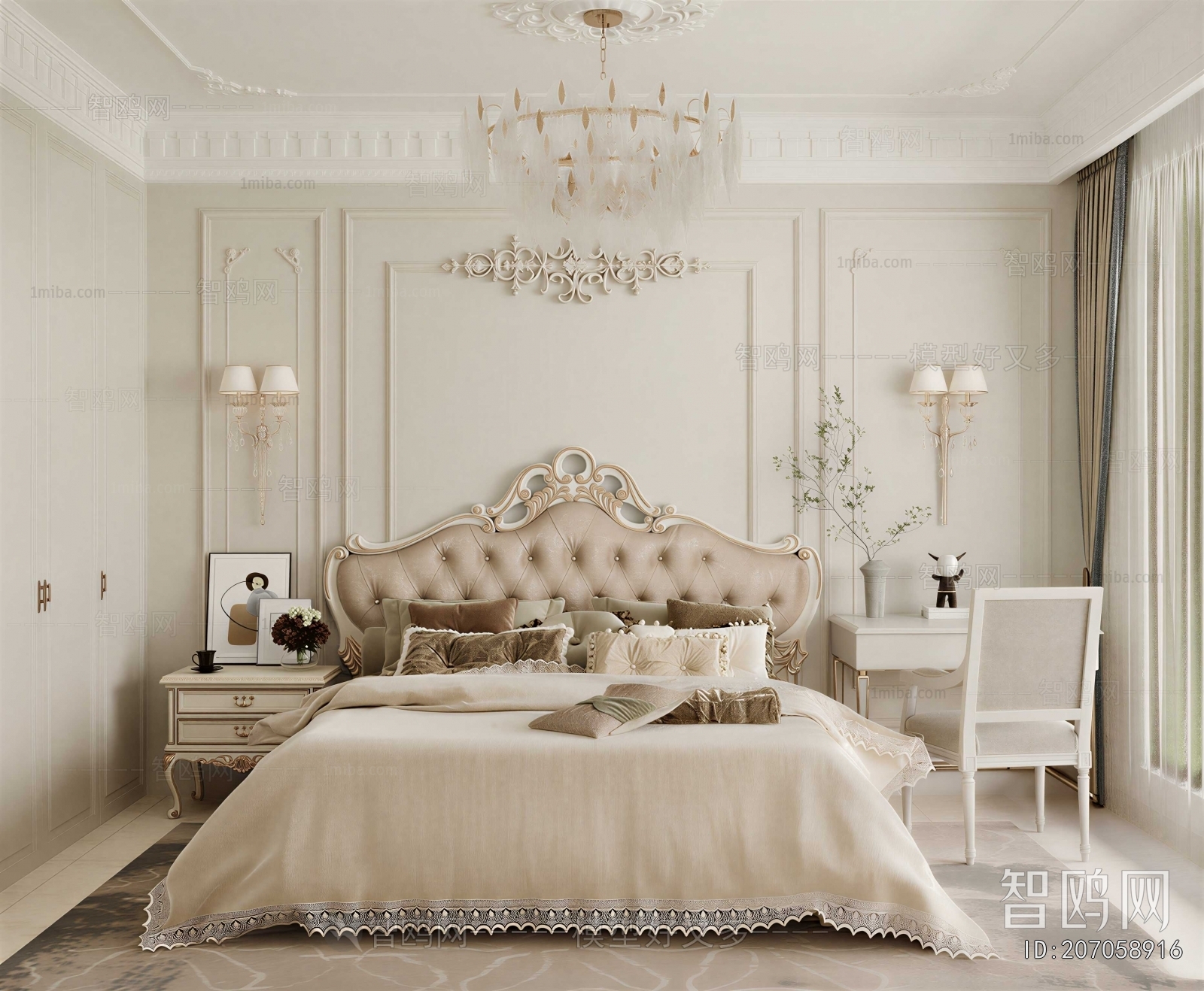 European Style Bedroom