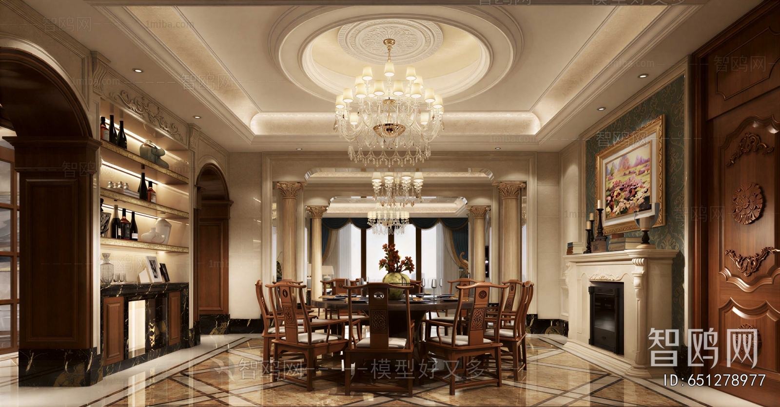 European Style Dining Room