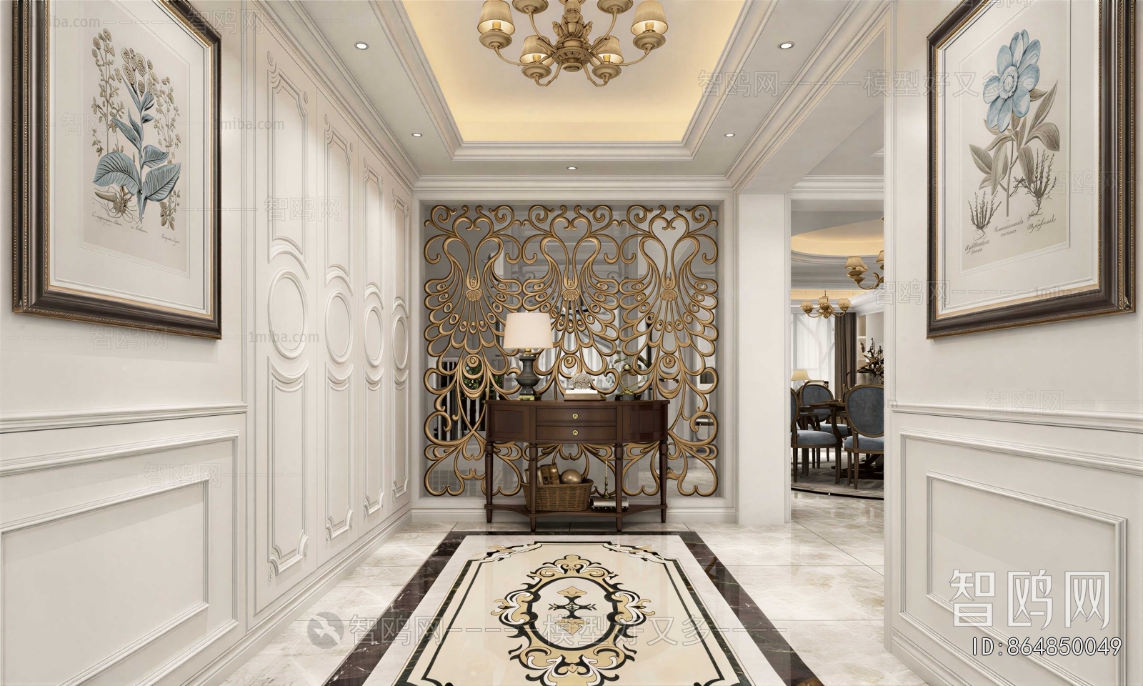 European Style Hallway