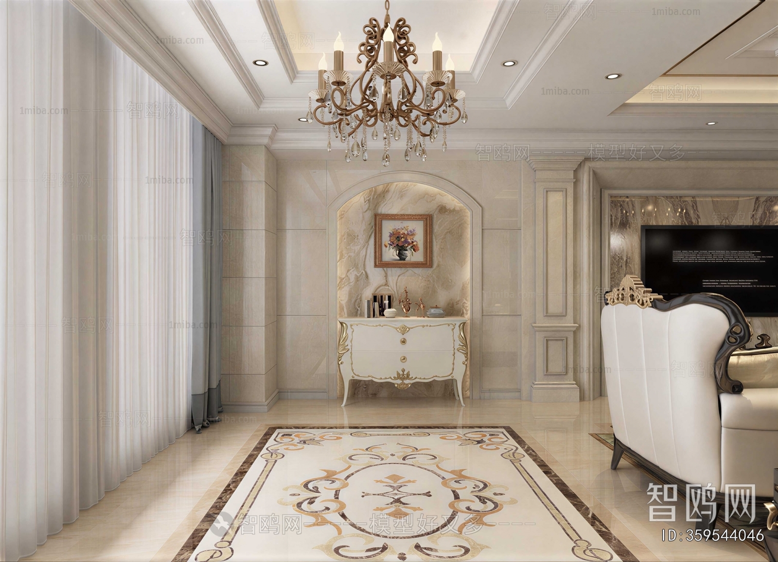 European Style Hallway