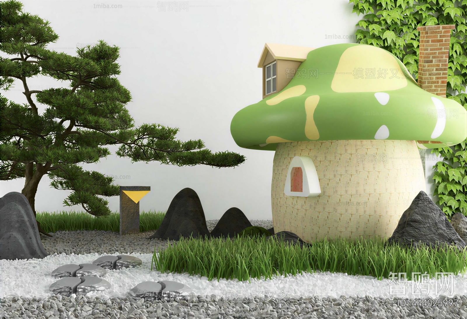 New Chinese Style Courtyard/landscape