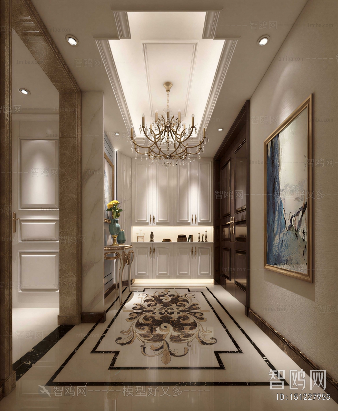 European Style Hallway
