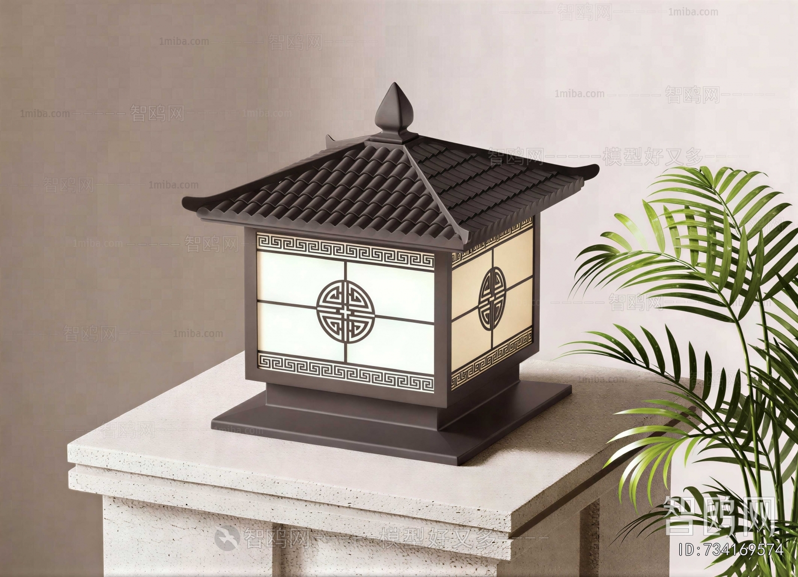 New Chinese Style Outdoor Light