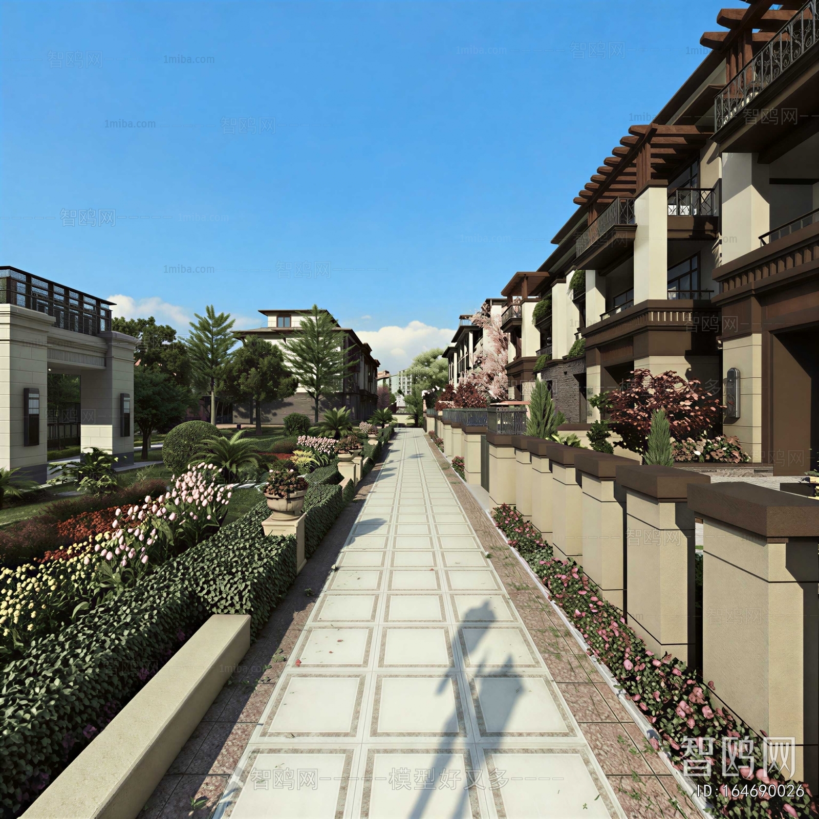 New Chinese Style Courtyard/landscape