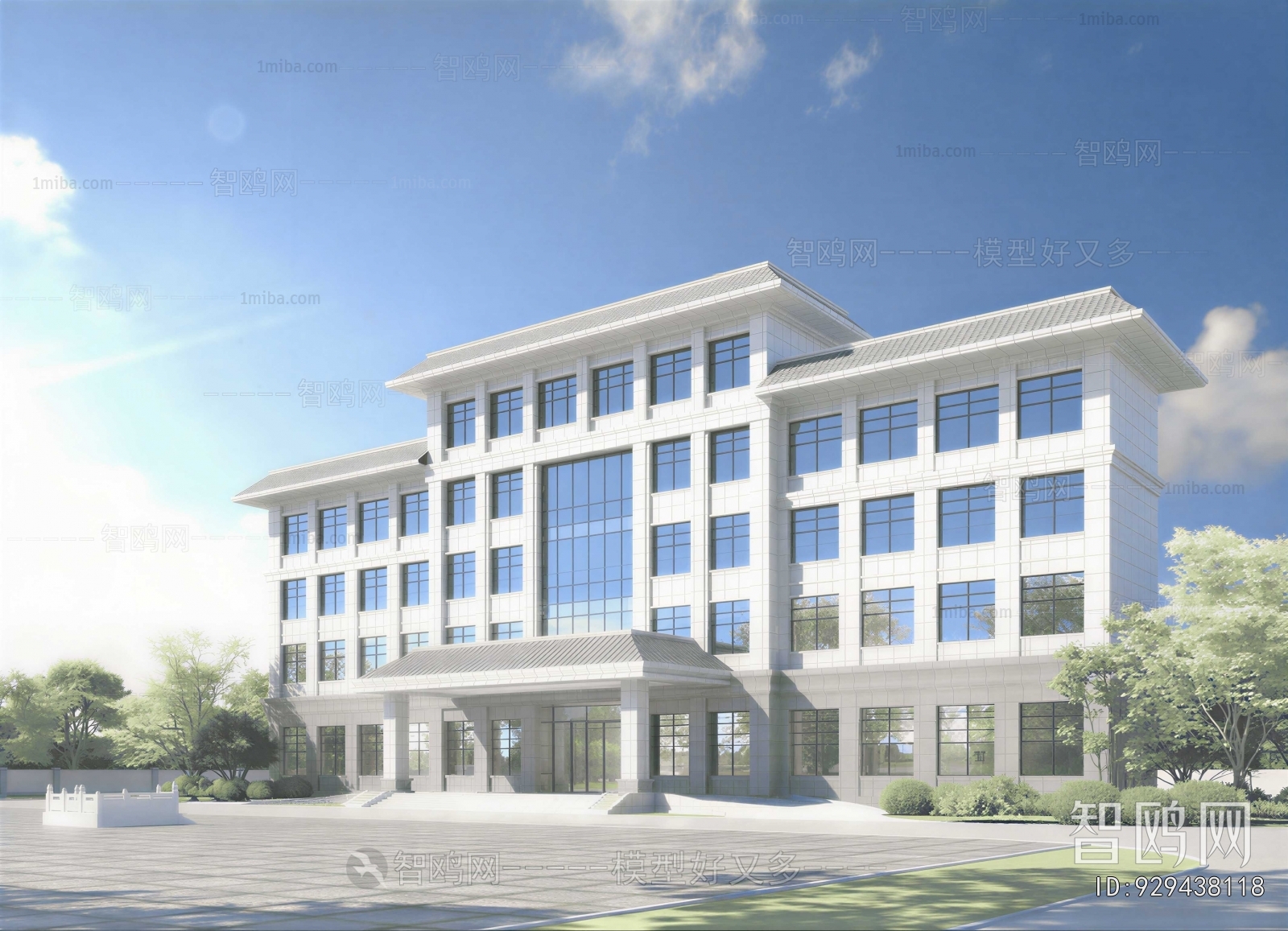 Modern Appearance Of Commercial Building