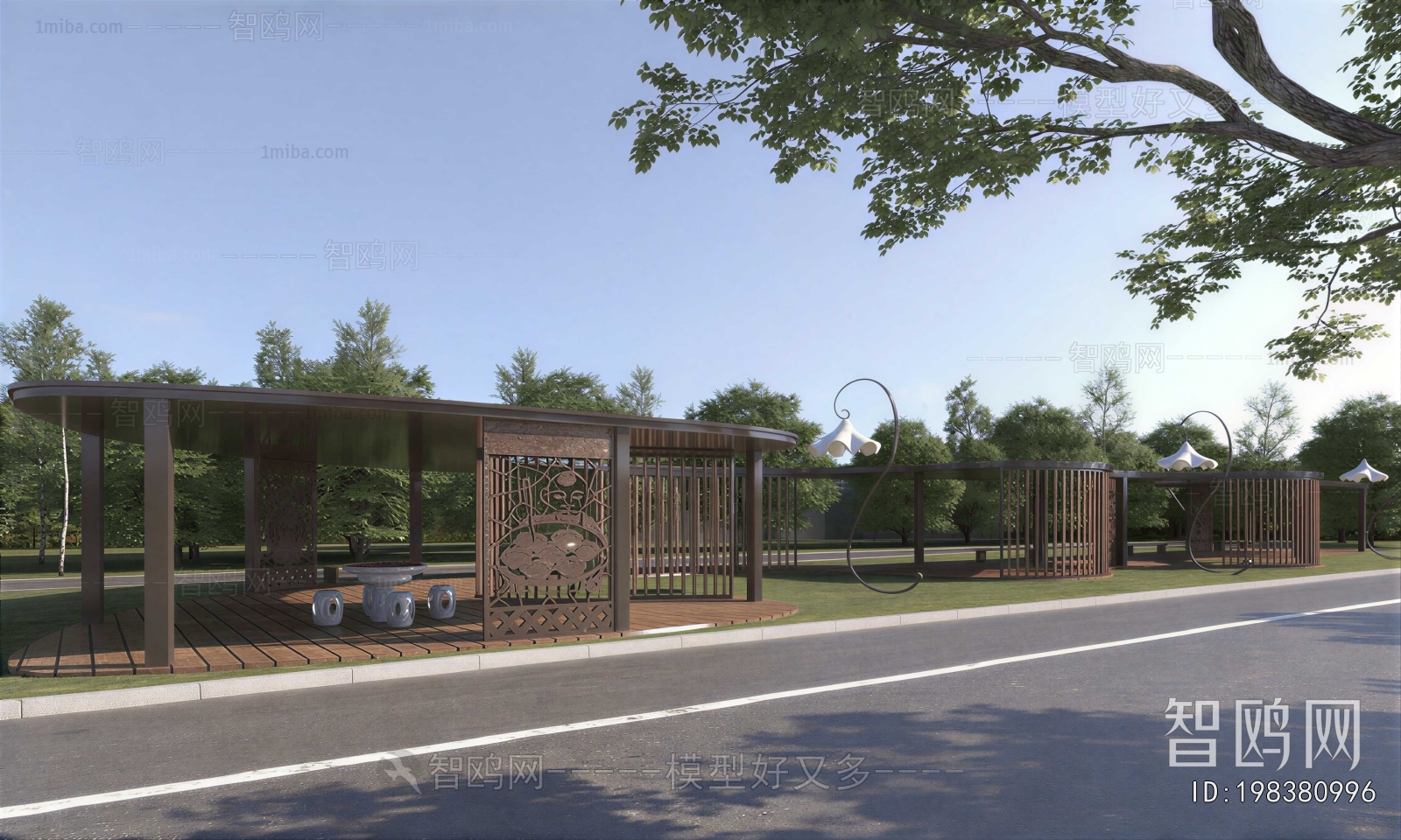 New Chinese Style Gallery Frame