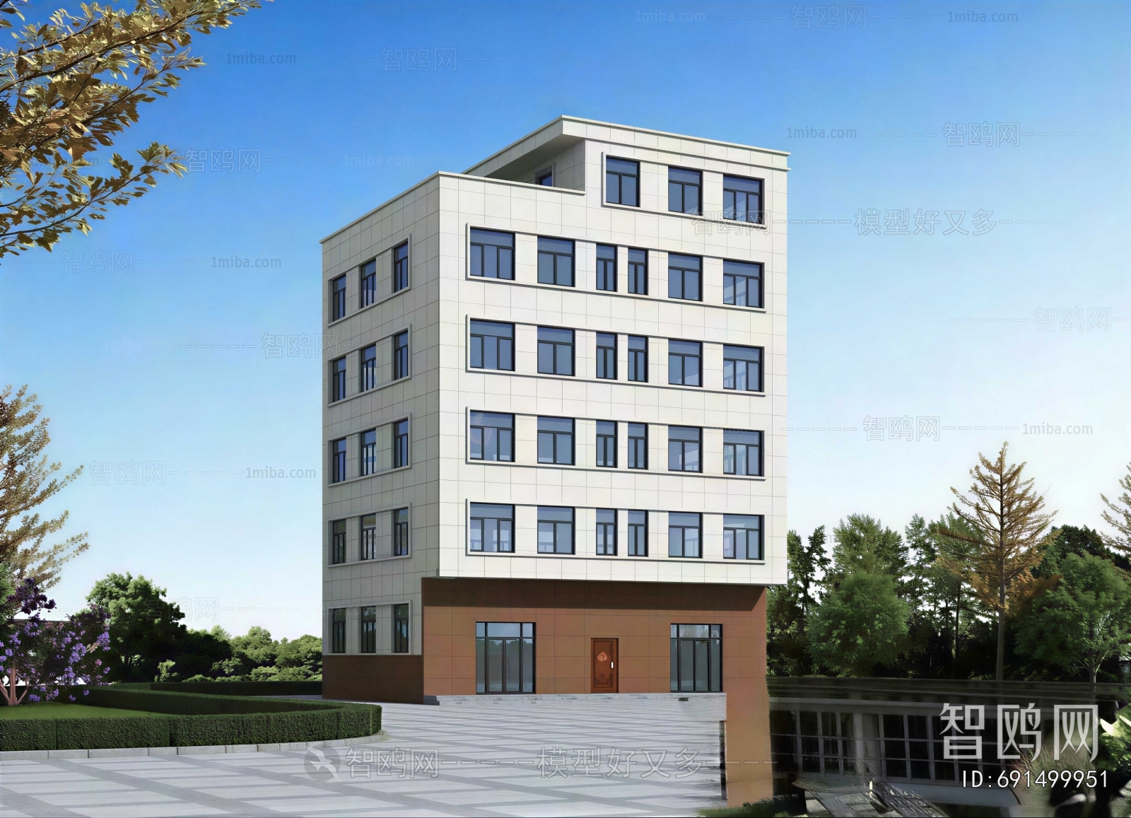 Modern Appearance Of Commercial Building