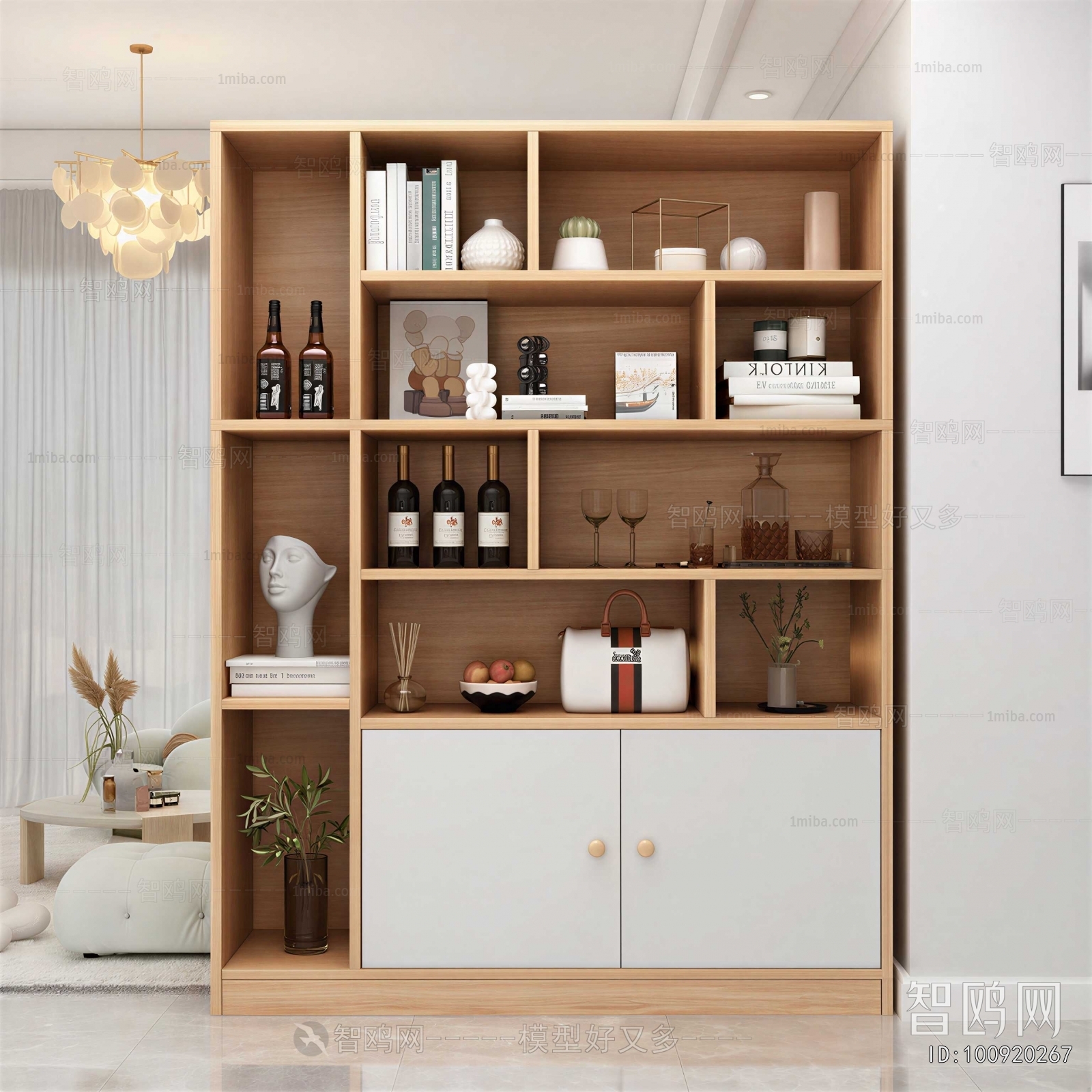Nordic Style Wine Cabinet