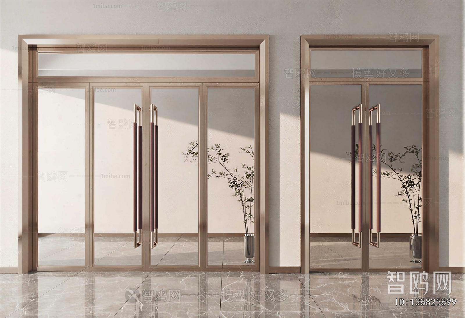Modern Double Door