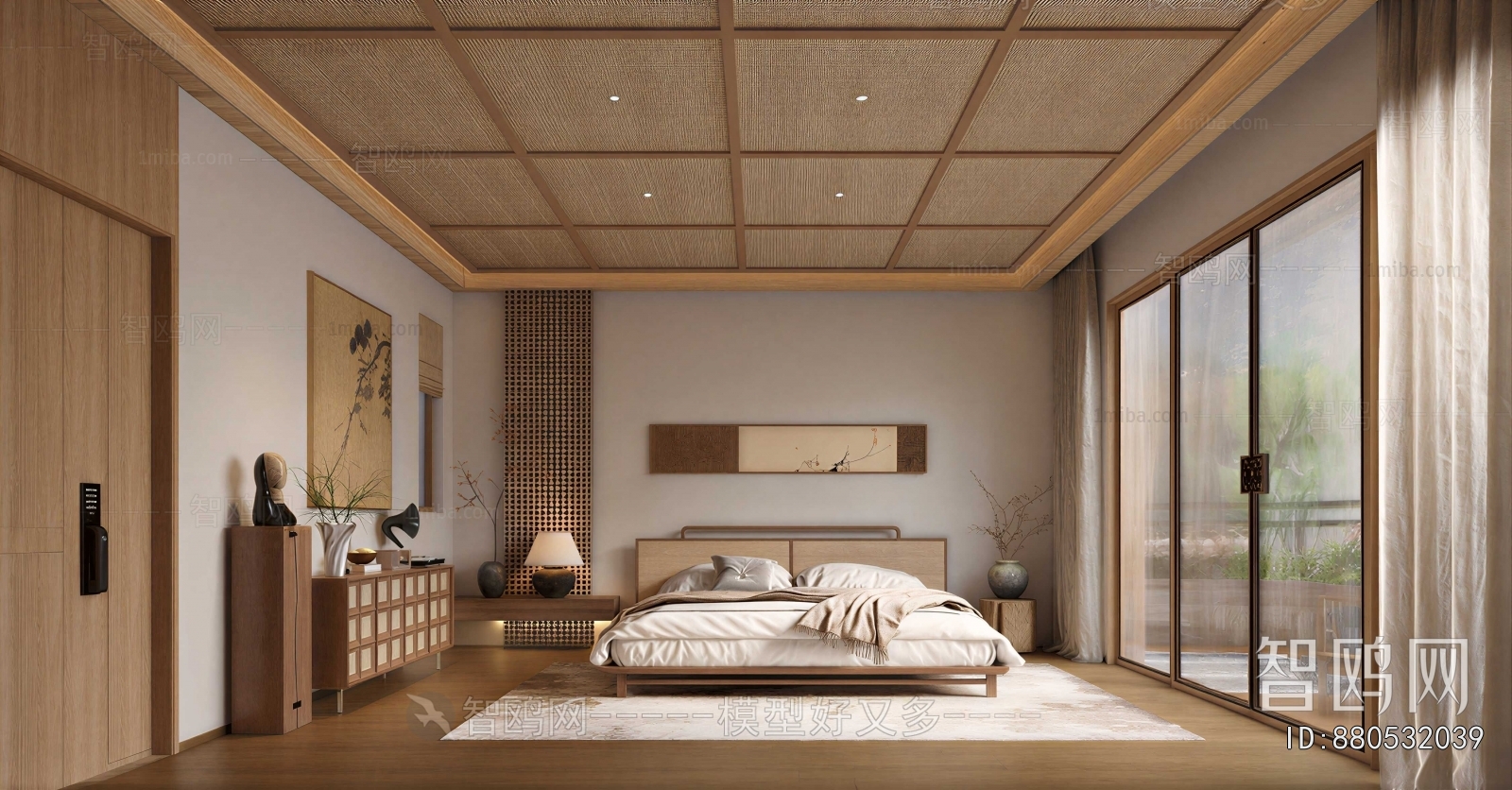 New Chinese Style A Living Room