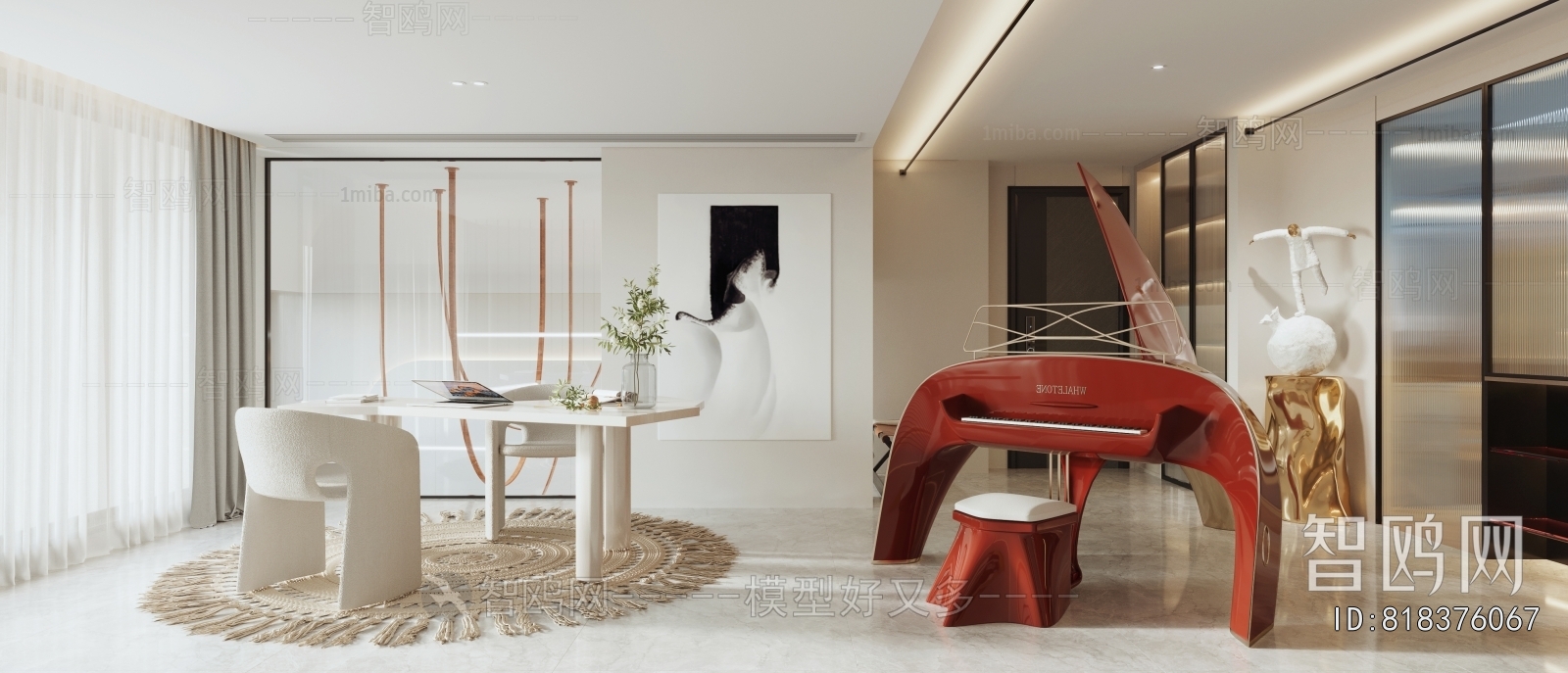 Modern Piano Room