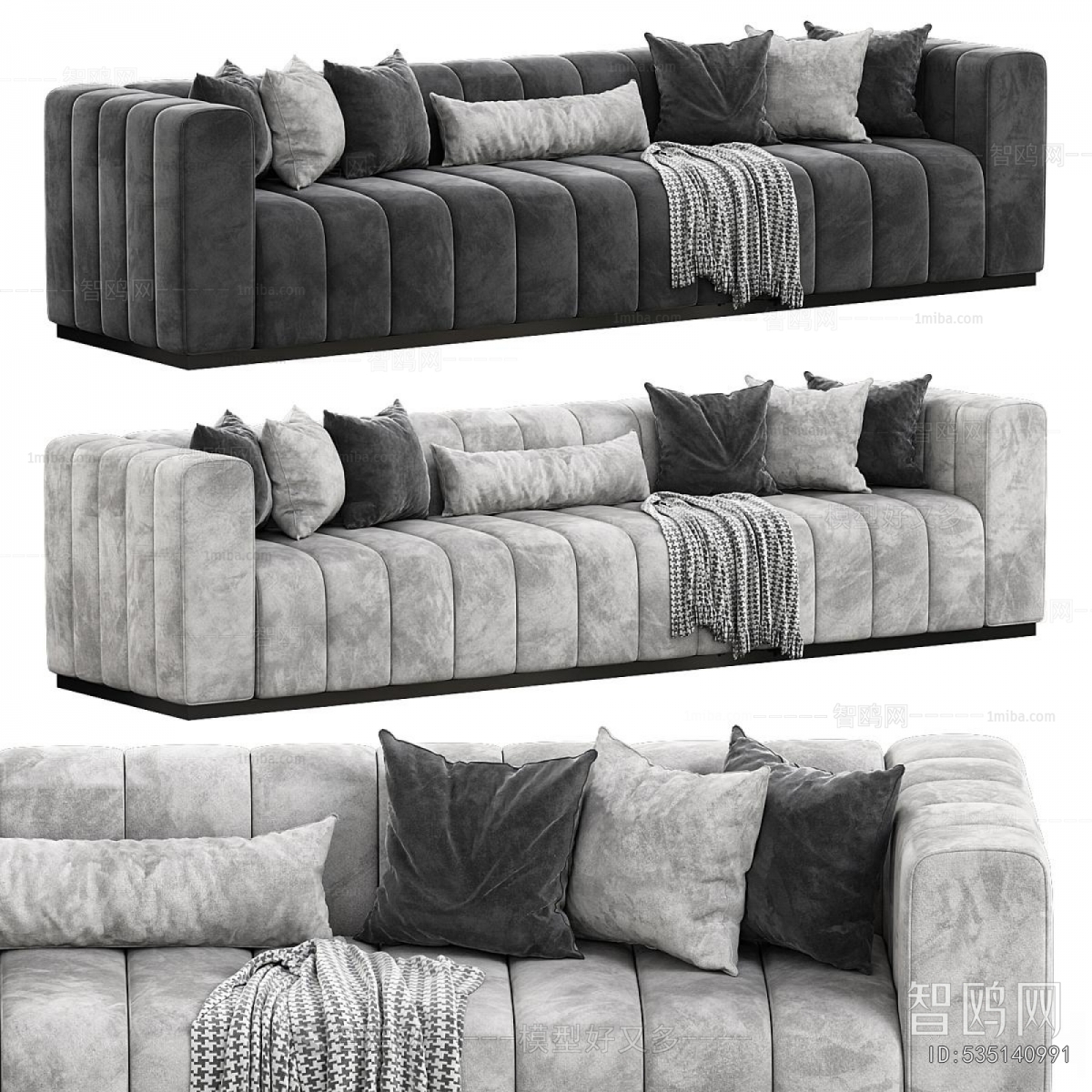 Modern Three-seat Sofa