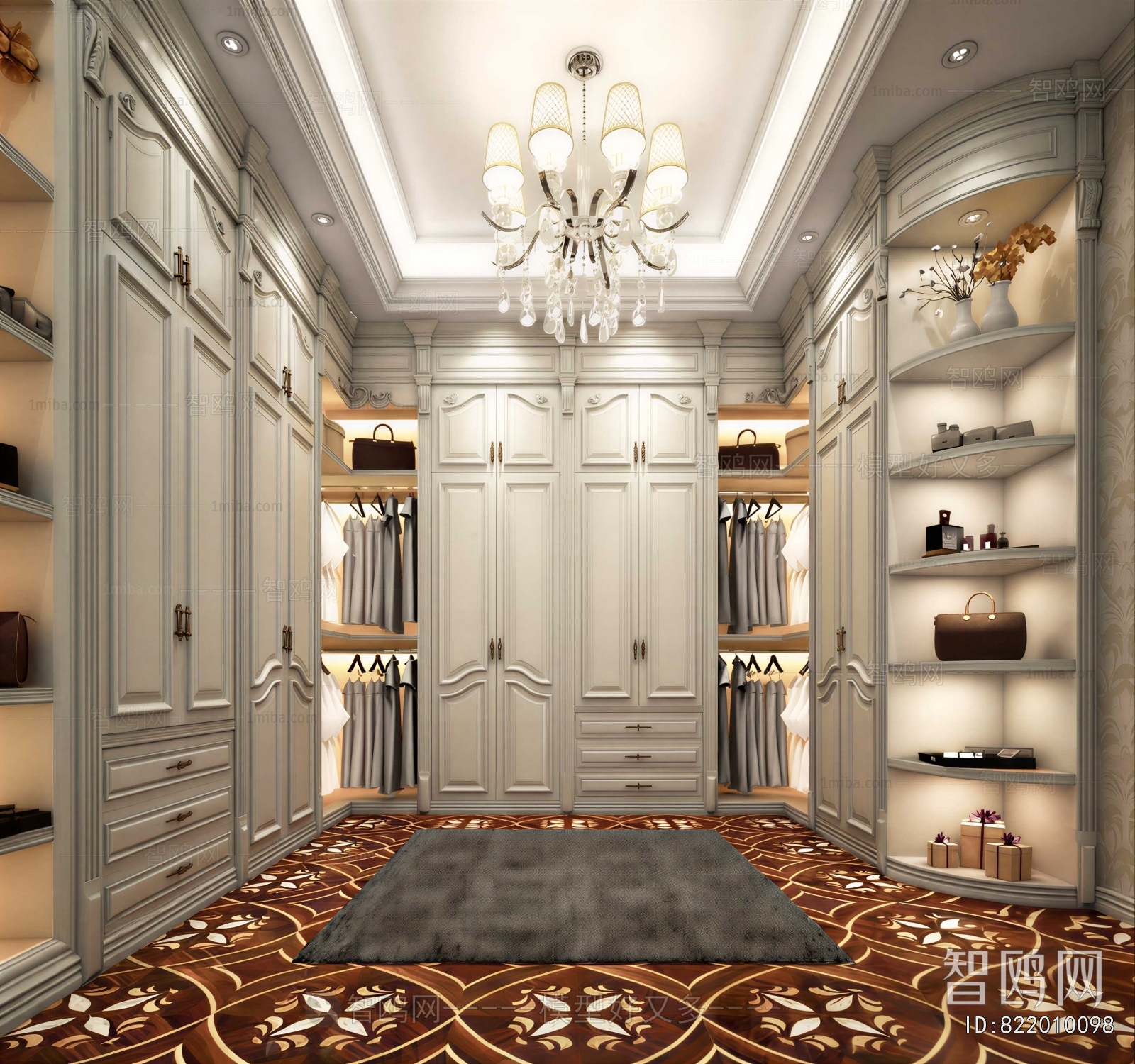 European Style Clothes Storage Area