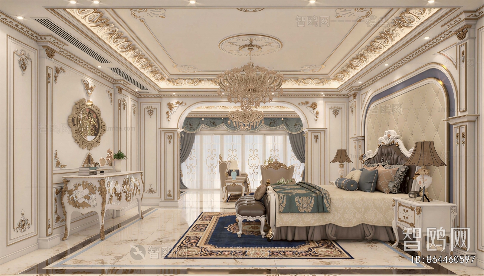 European Style Bedroom