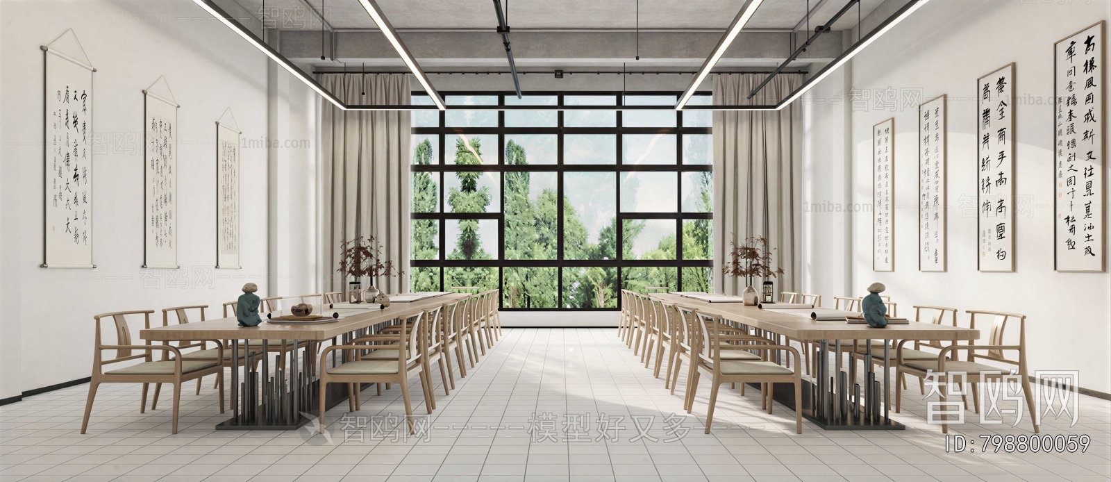 New Chinese Style Teahouse Tea House