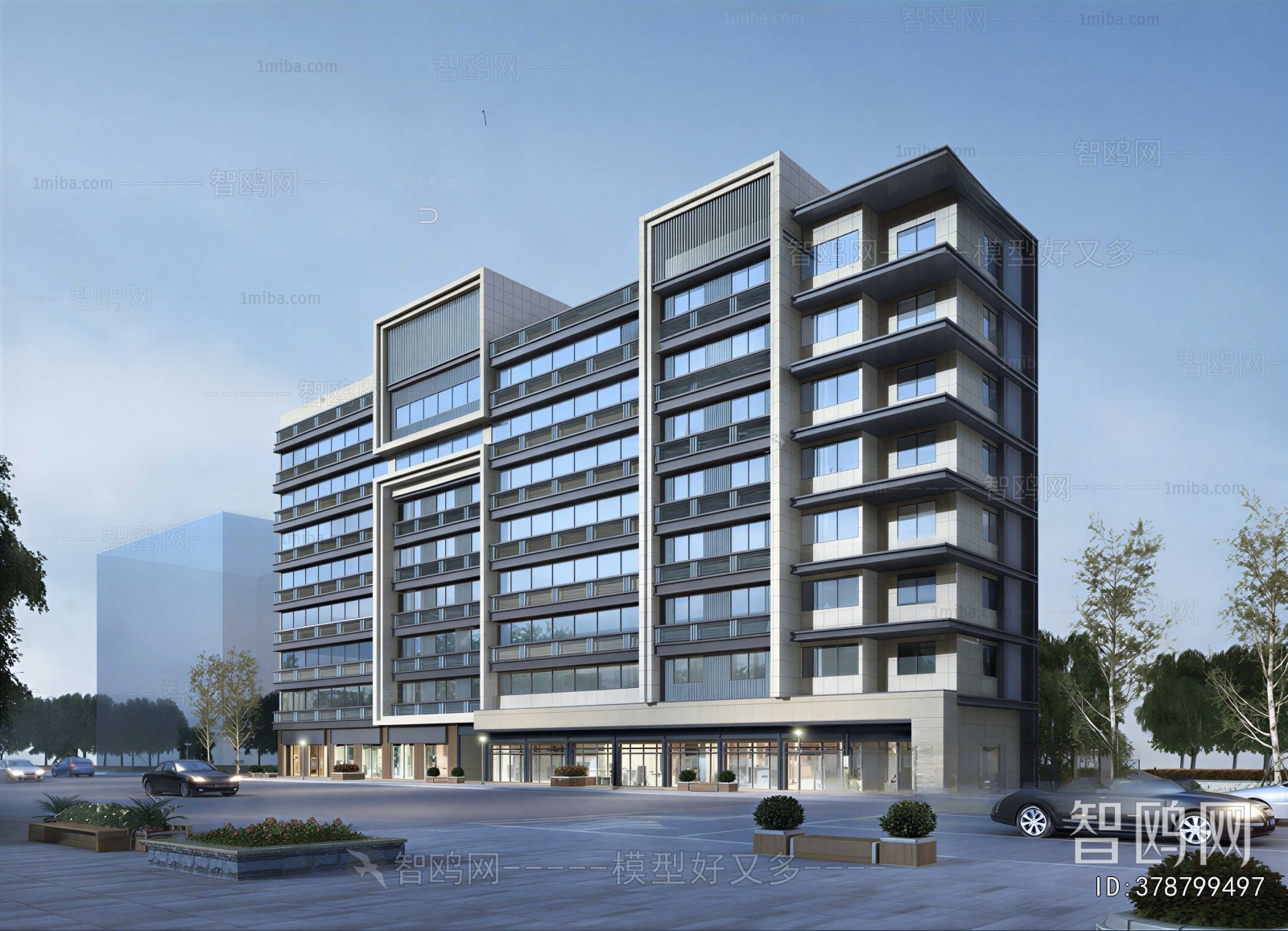 Modern Appearance Of Commercial Building
