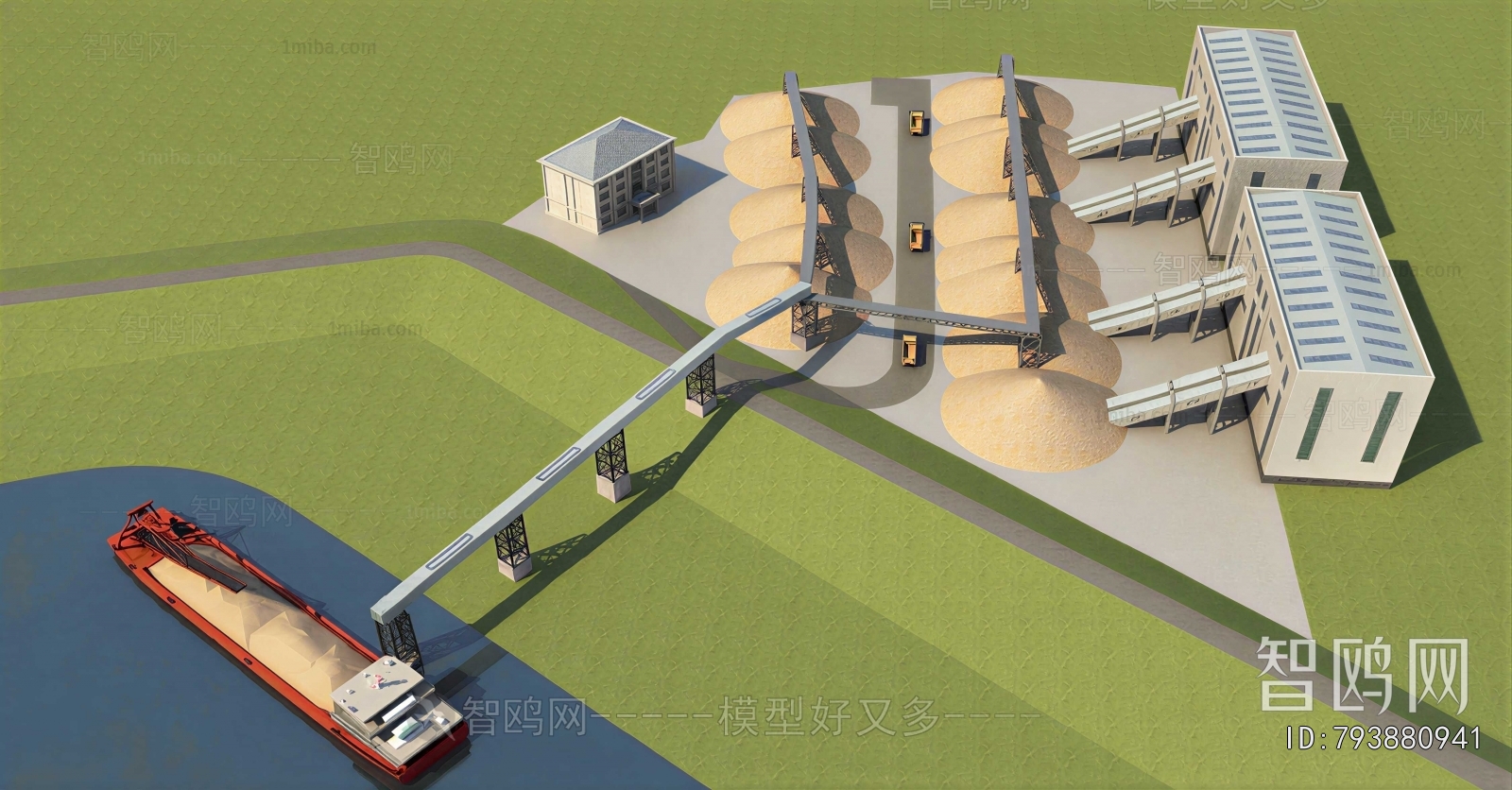 Modern Industrial Building