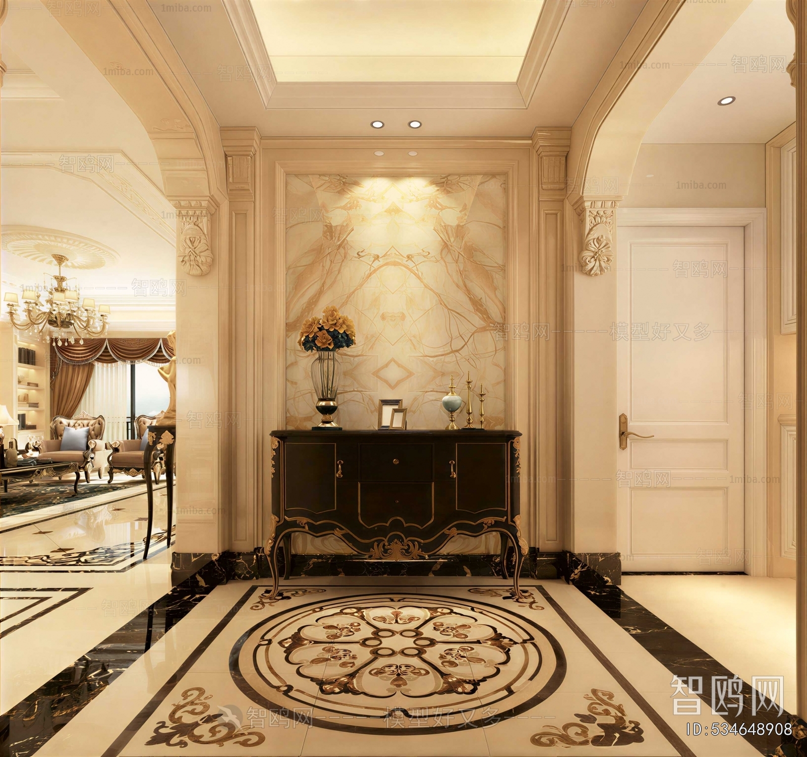 European Style Hallway