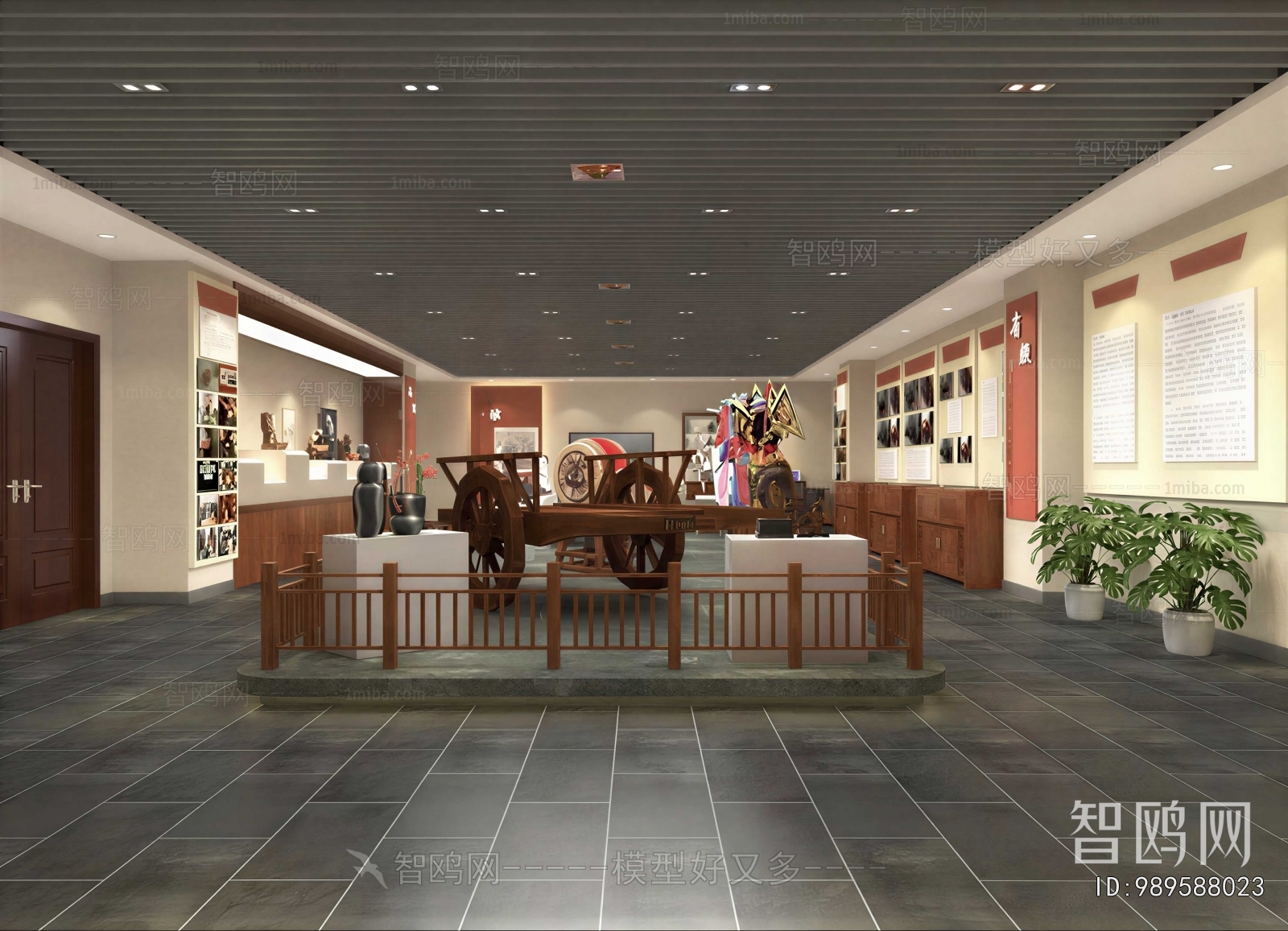 New Chinese Style Exhibition Hall