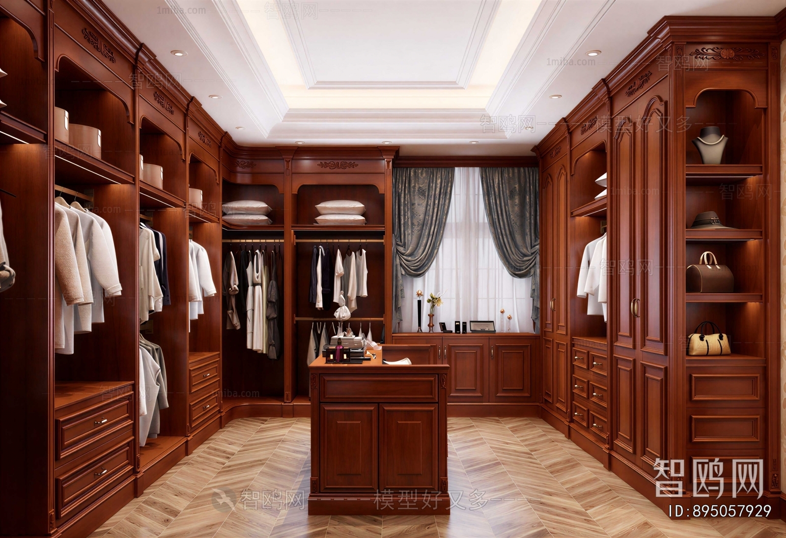 European Style Clothes Storage Area