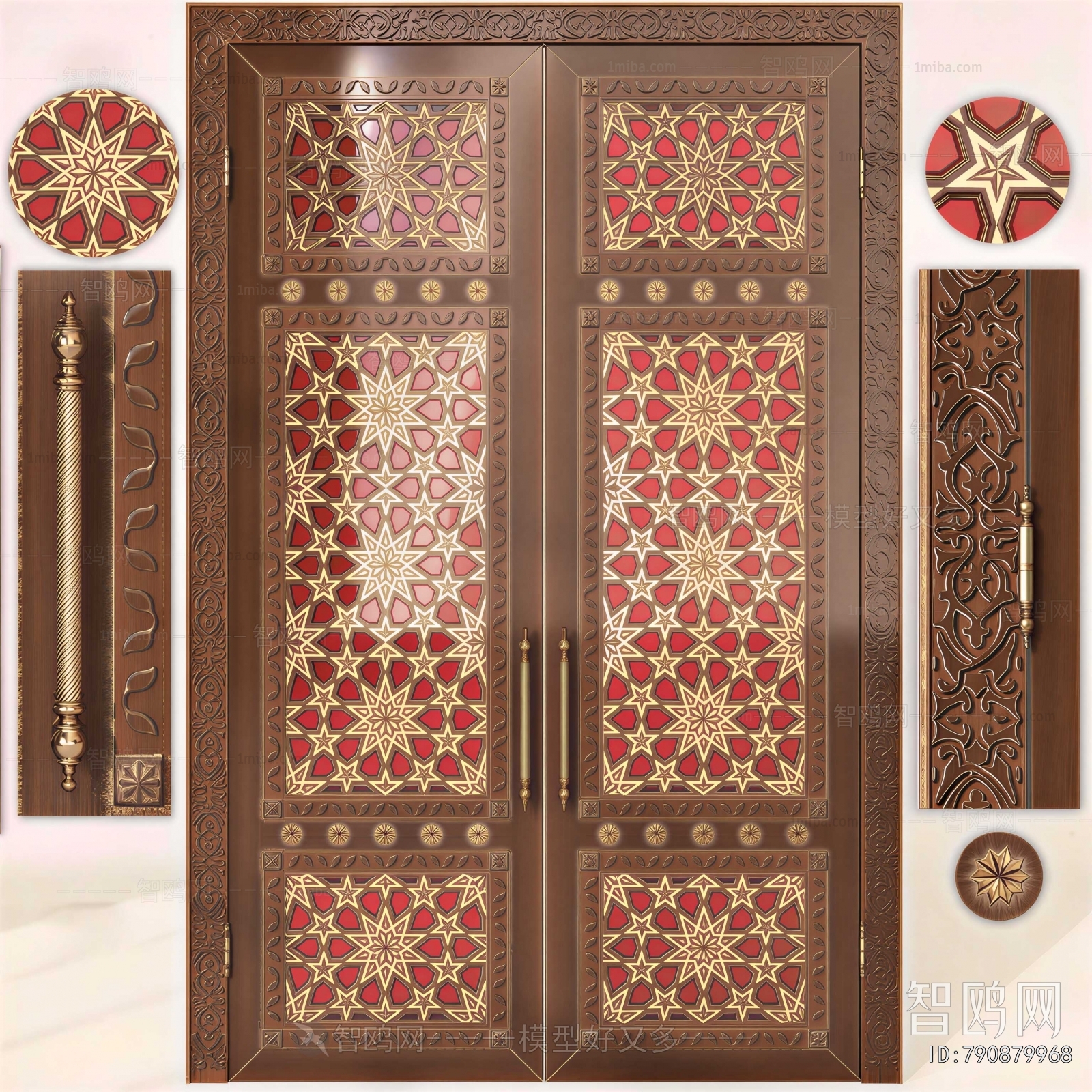 New Chinese Style Double Door
