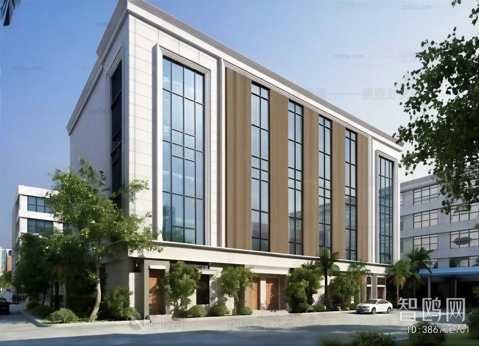 Modern Appearance Of Commercial Building