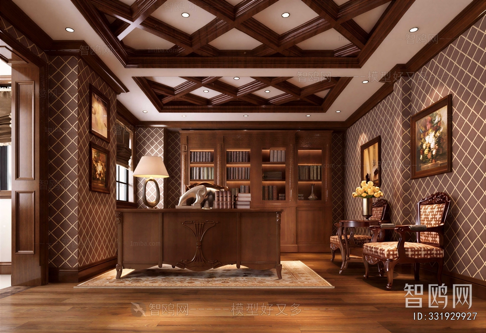 Chinese Style Study Space