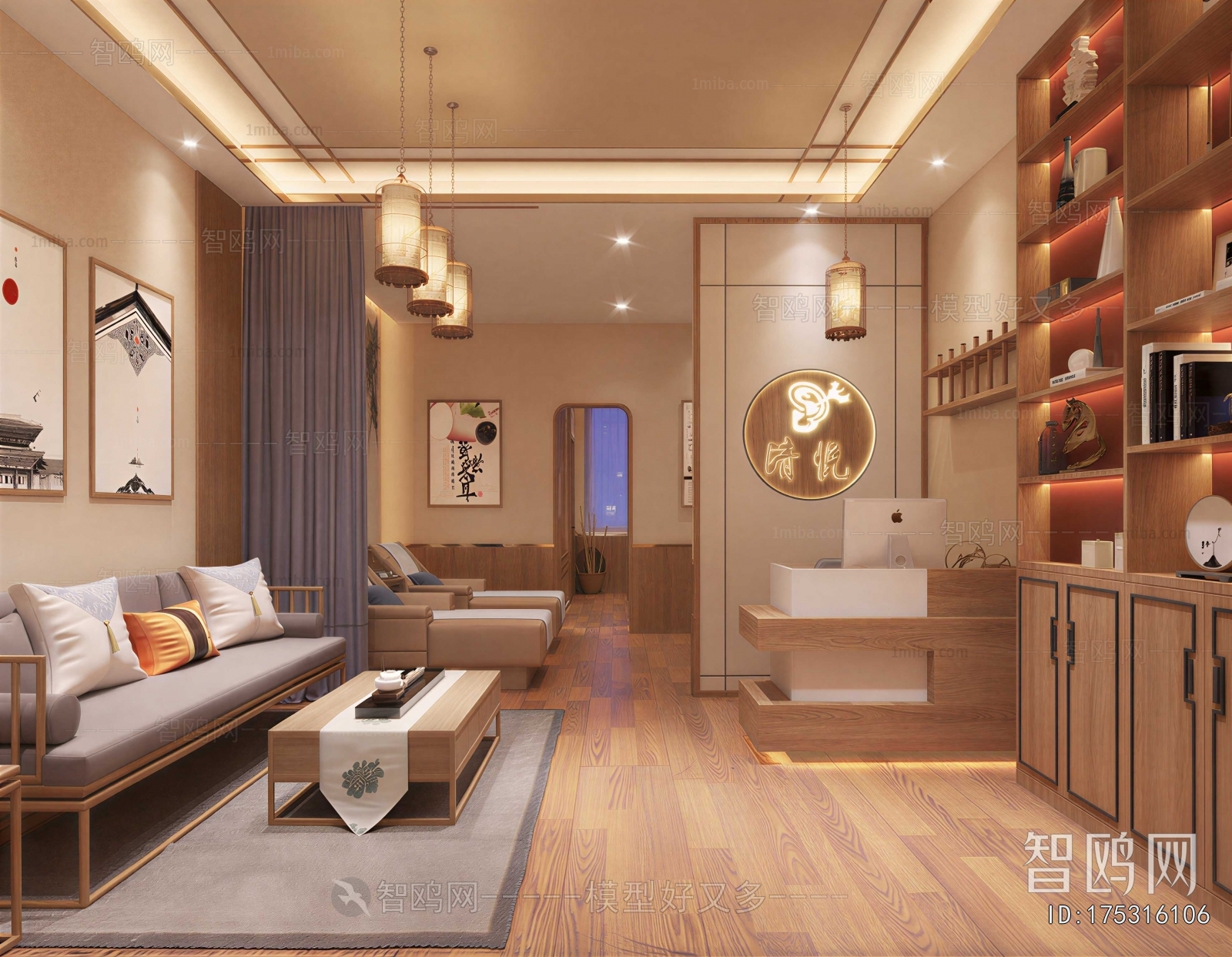 New Chinese Style SPA Foot Bath