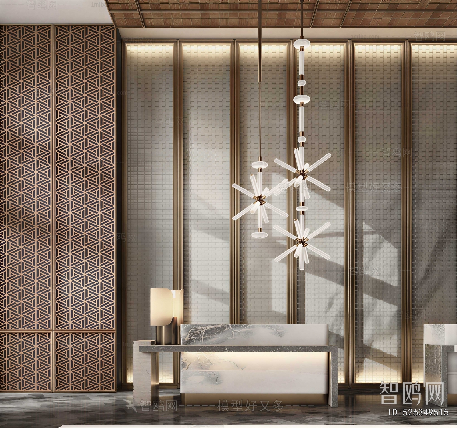 Modern Office Reception Desk