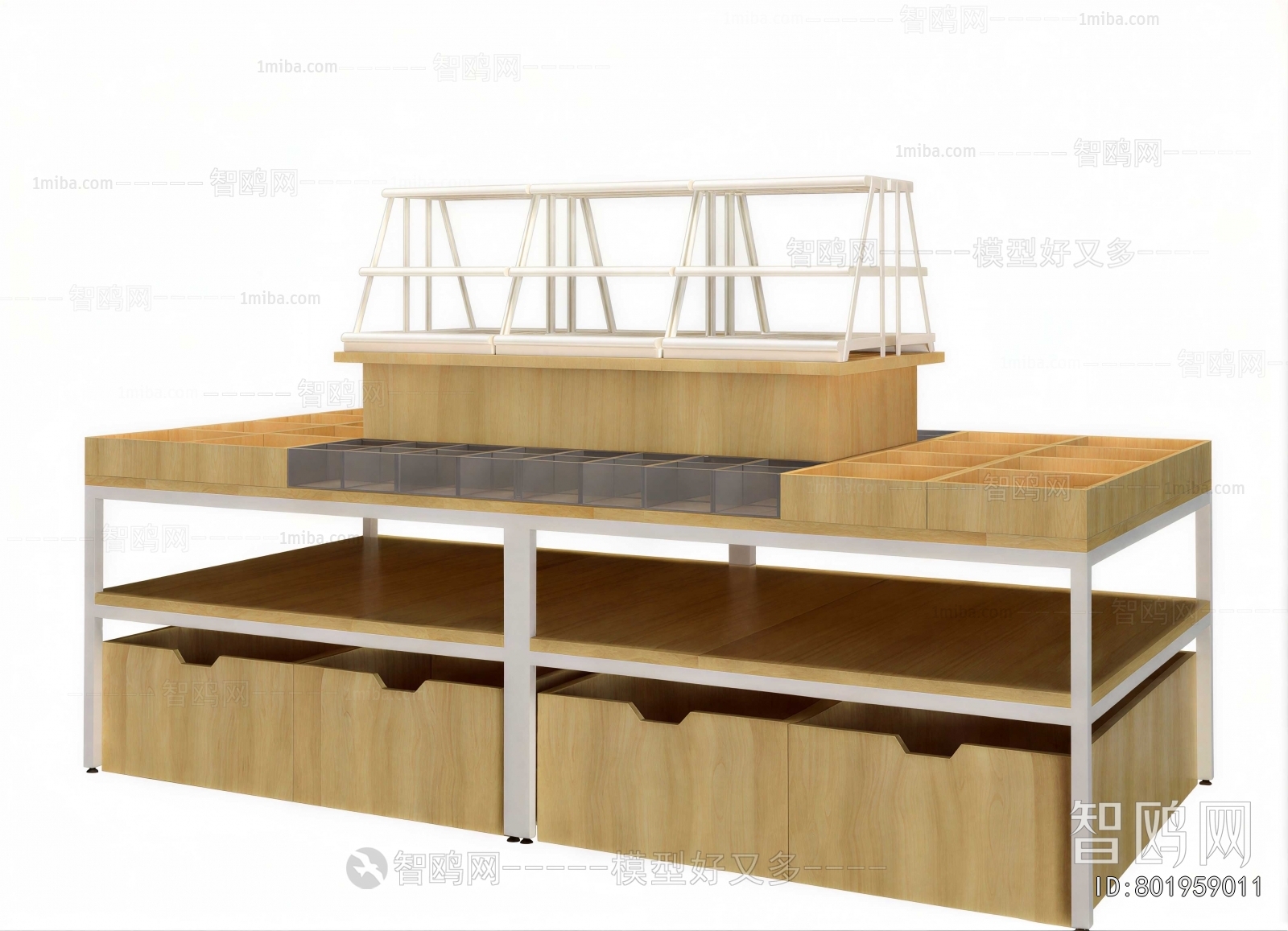 Modern Supermarket Shelf