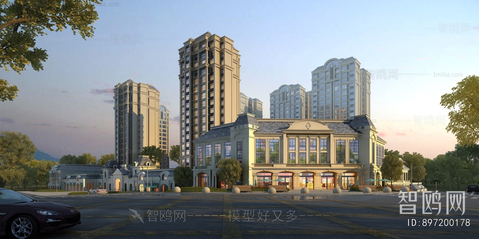 European Style Commercial Street