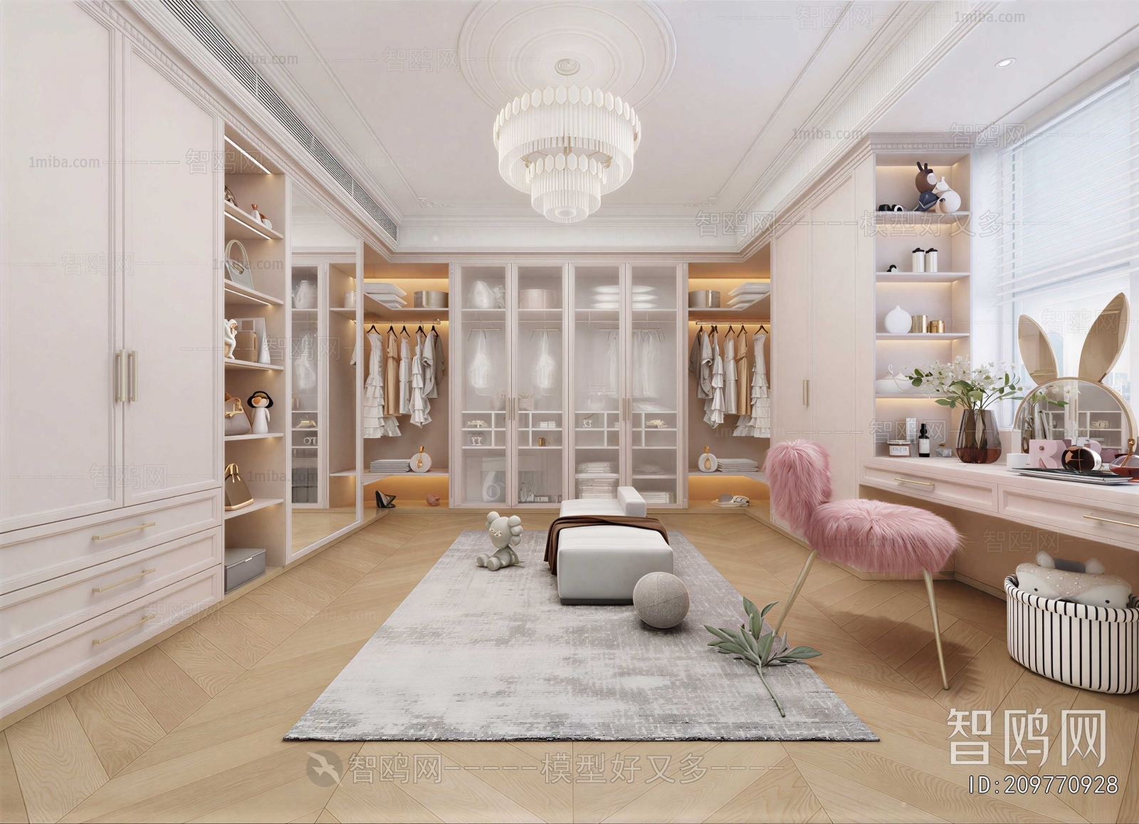 Modern Clothes Storage Area
