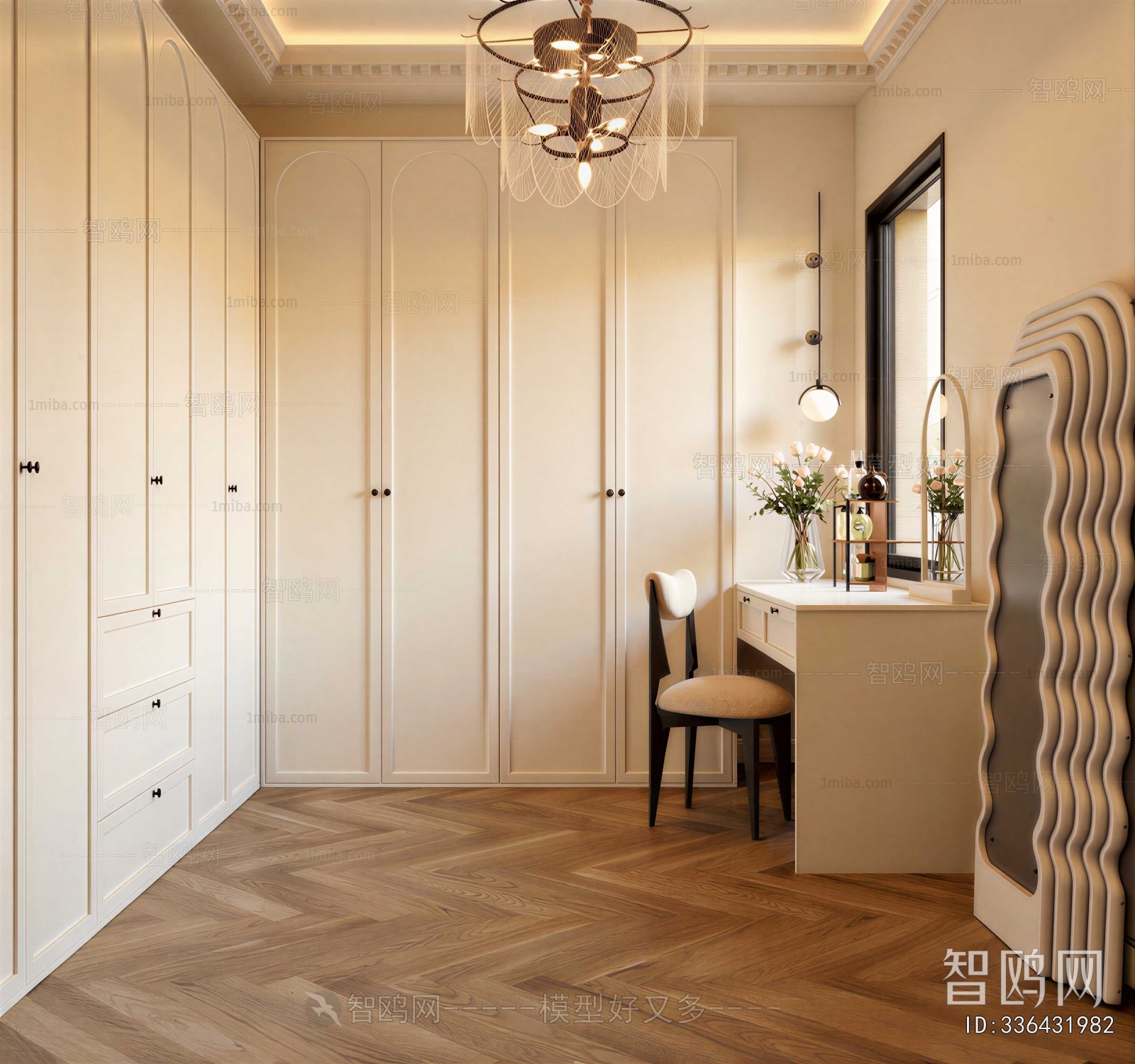 Modern Clothes Storage Area