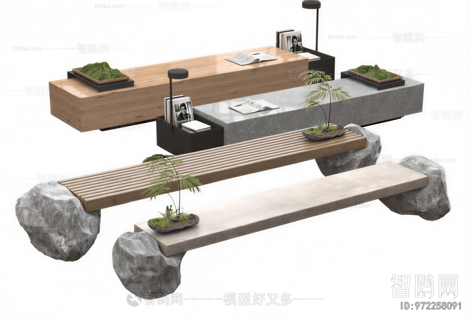 New Chinese Style Bench