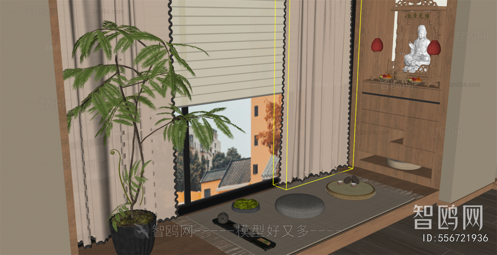Modern Buddhist Niche