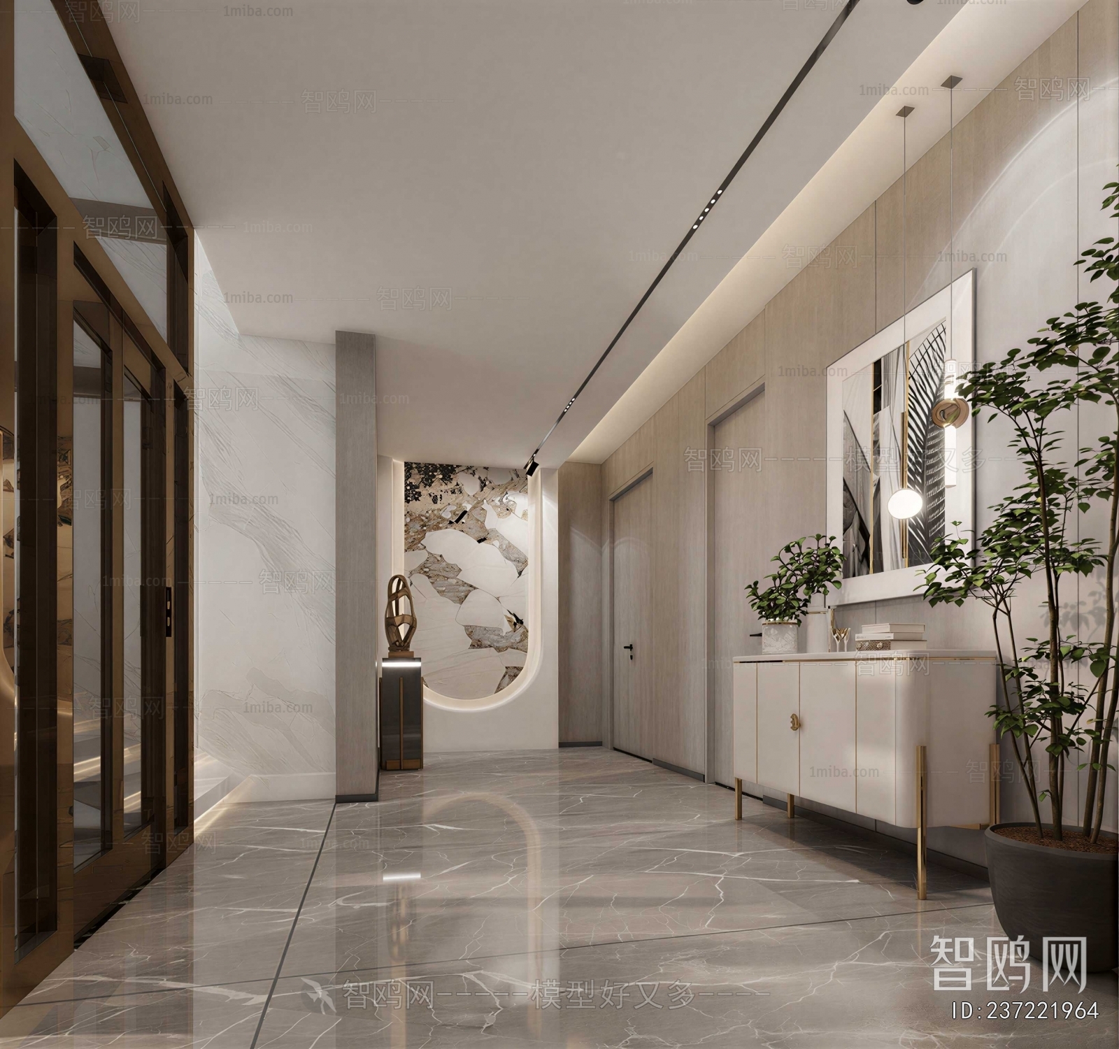 Modern Hallway