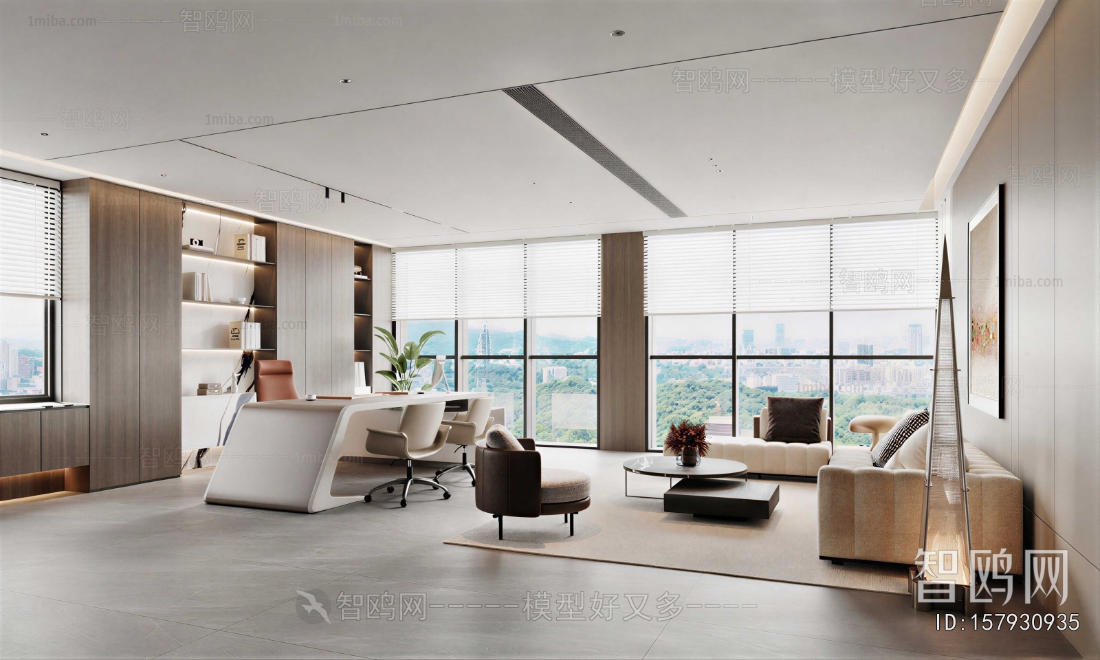 Modern Manager's Office