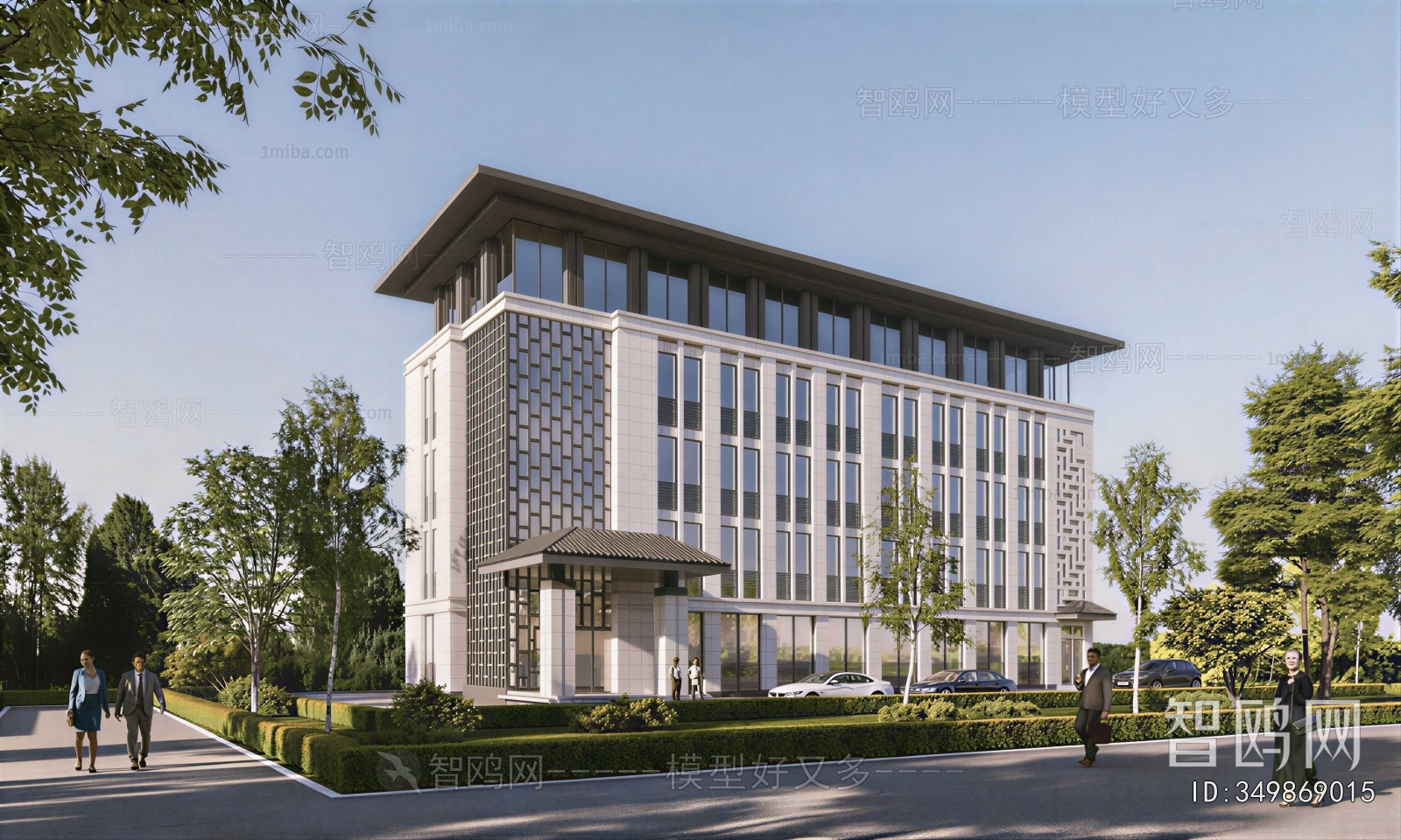 Modern Appearance Of Commercial Building
