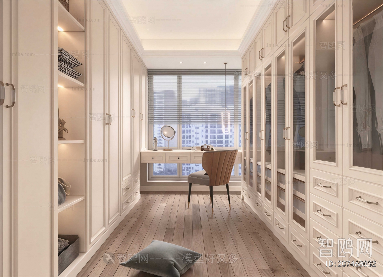 Modern Clothes Storage Area