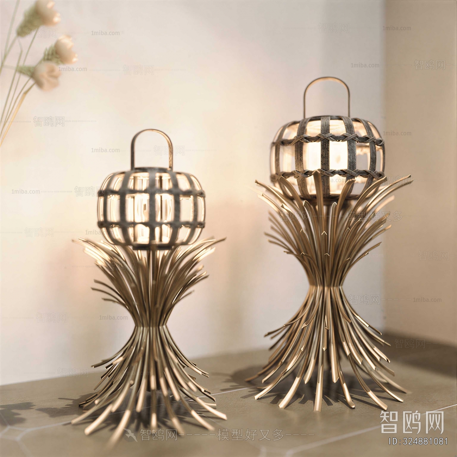Wabi-sabi Style Lantern