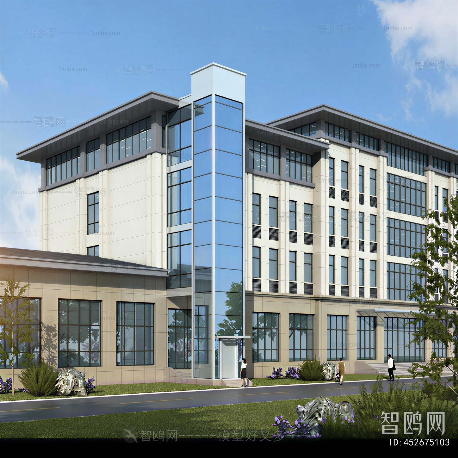 Modern Appearance Of Commercial Building