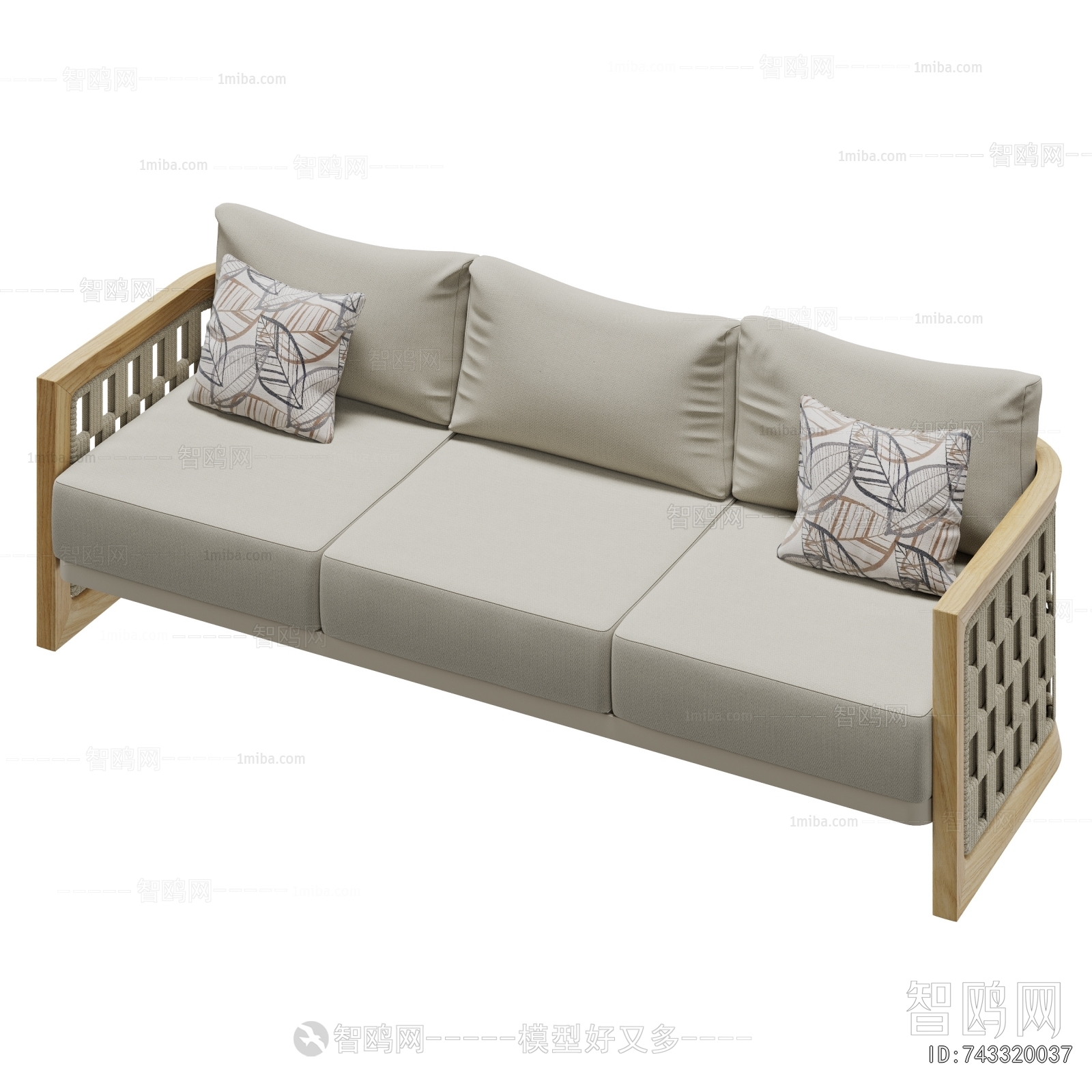 Modern Three-seat Sofa