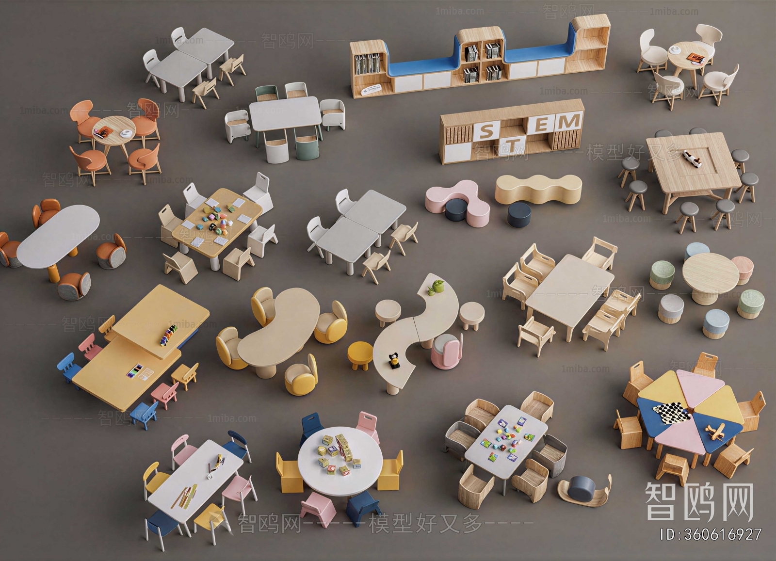 Modern Children's Table/chair