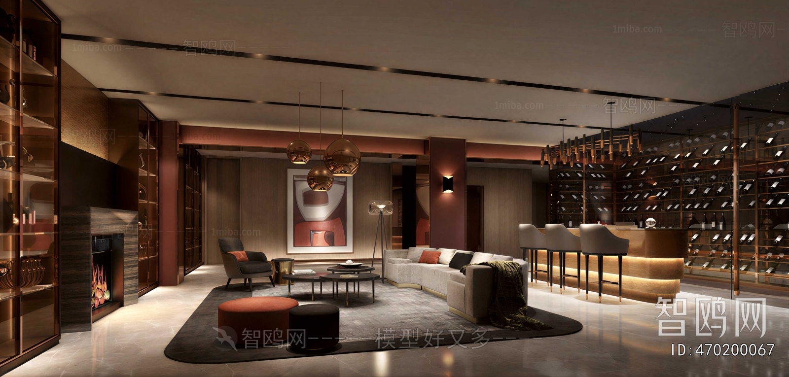 Modern Wine Cellar/Wine Tasting Room